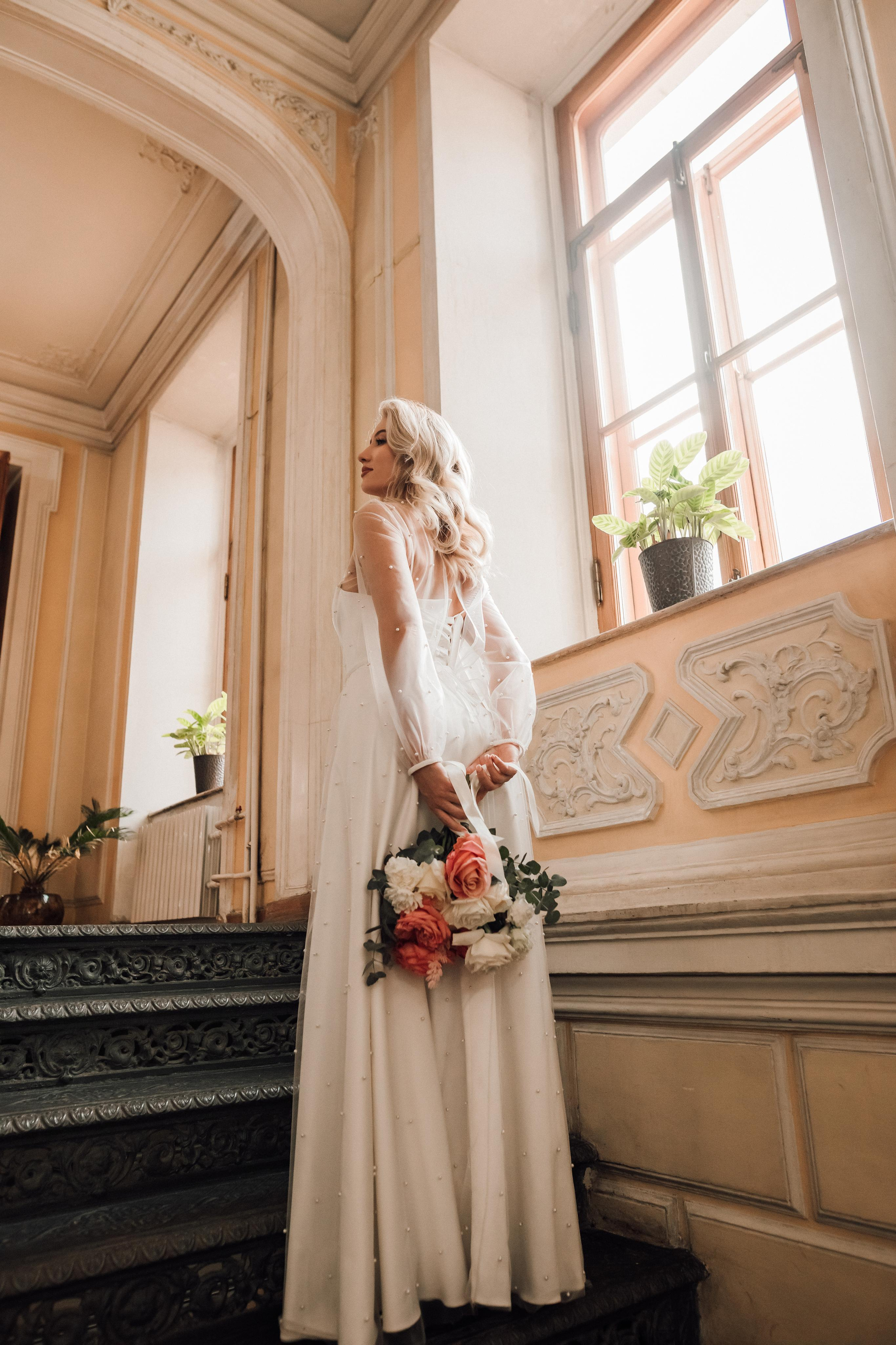 Анна и Андрей. Библиотека им. Пушкина. Свадебный и семейный фотограф в Москве Евгения Лисина