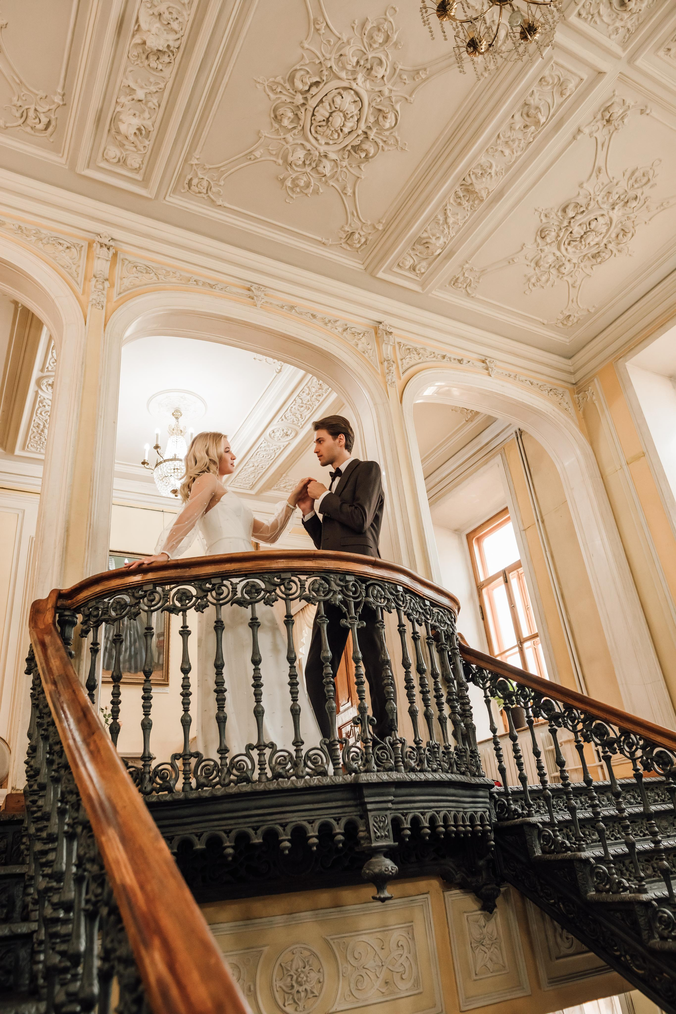 Анна и Андрей. Библиотека им. Пушкина. Свадебный и семейный фотограф в Москве Евгения Лисина