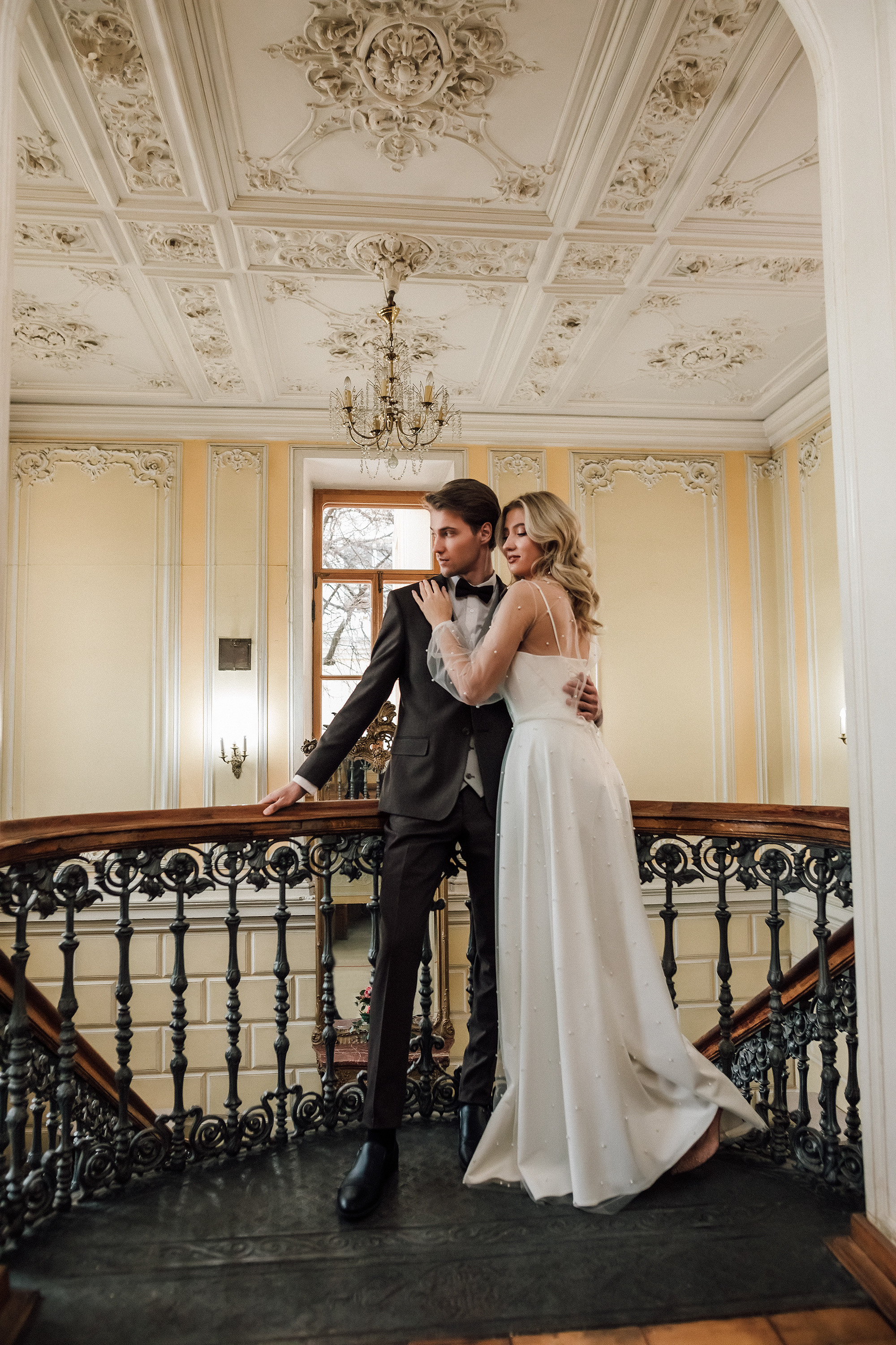 Анна и Андрей. Библиотека им. Пушкина. Свадебный и семейный фотограф в Москве Евгения Лисина