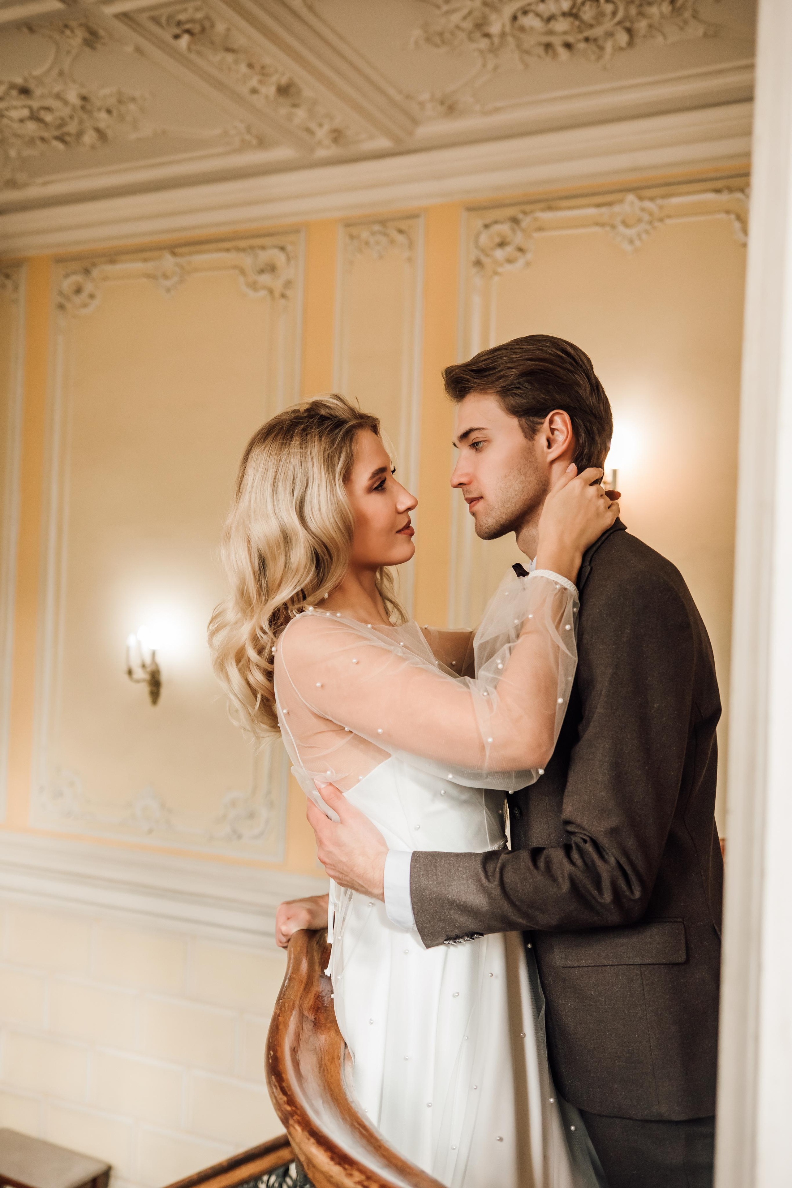 Анна и Андрей. Библиотека им. Пушкина. Свадебный и семейный фотограф в Москве Евгения Лисина