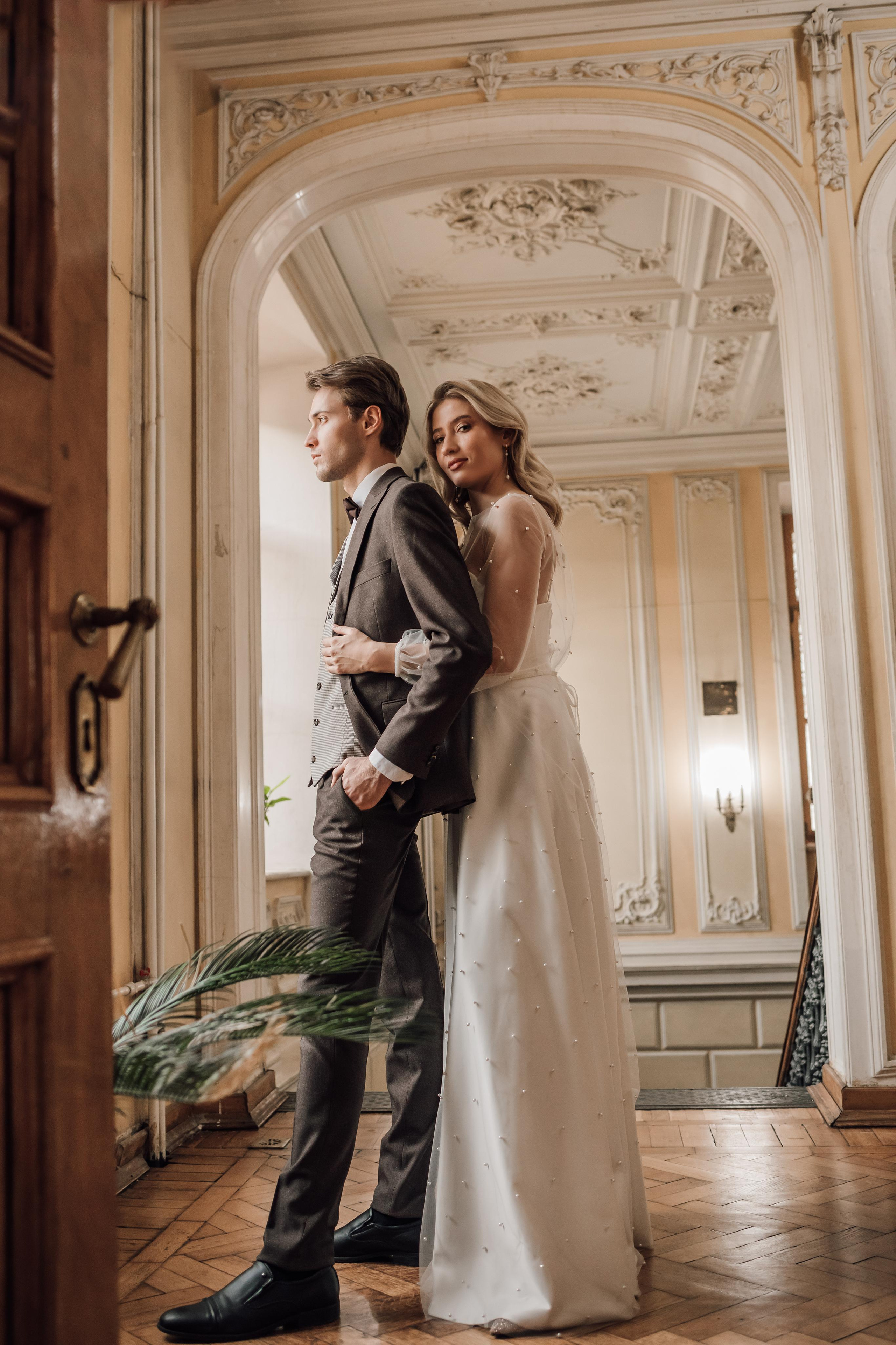 Анна и Андрей. Библиотека им. Пушкина. Свадебный и семейный фотограф в Москве Евгения Лисина