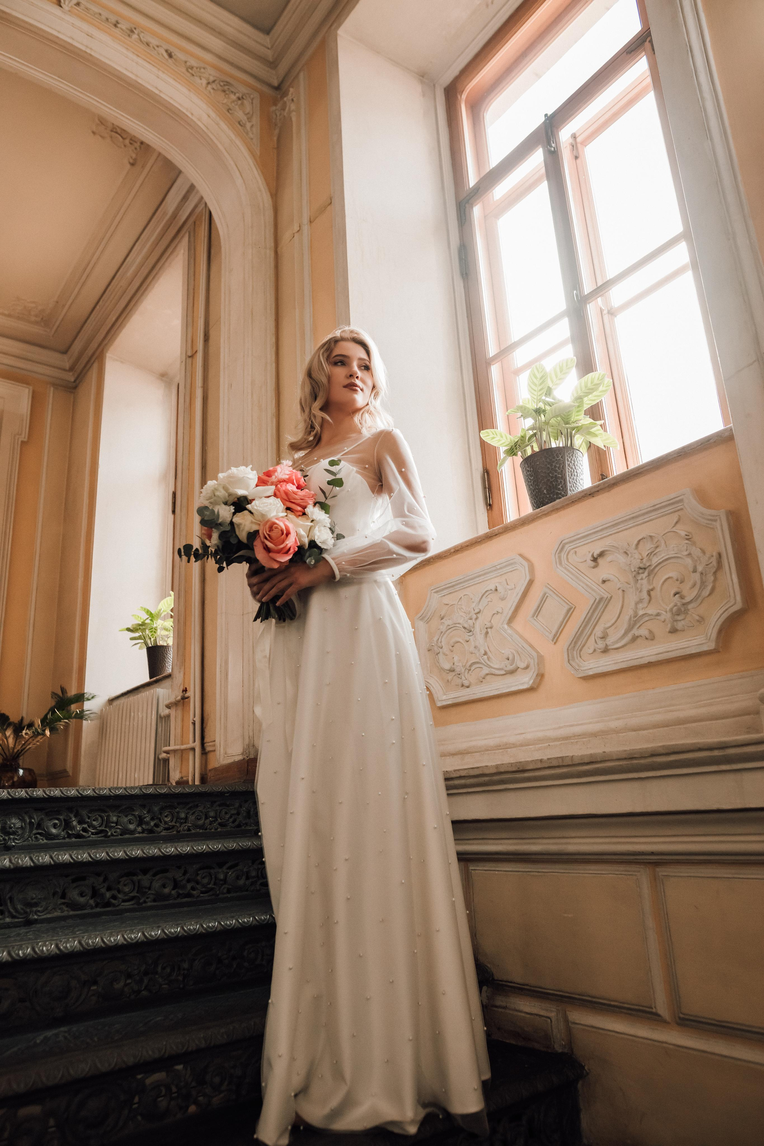 Анна и Андрей. Библиотека им. Пушкина. Свадебный и семейный фотограф в Москве Евгения Лисина