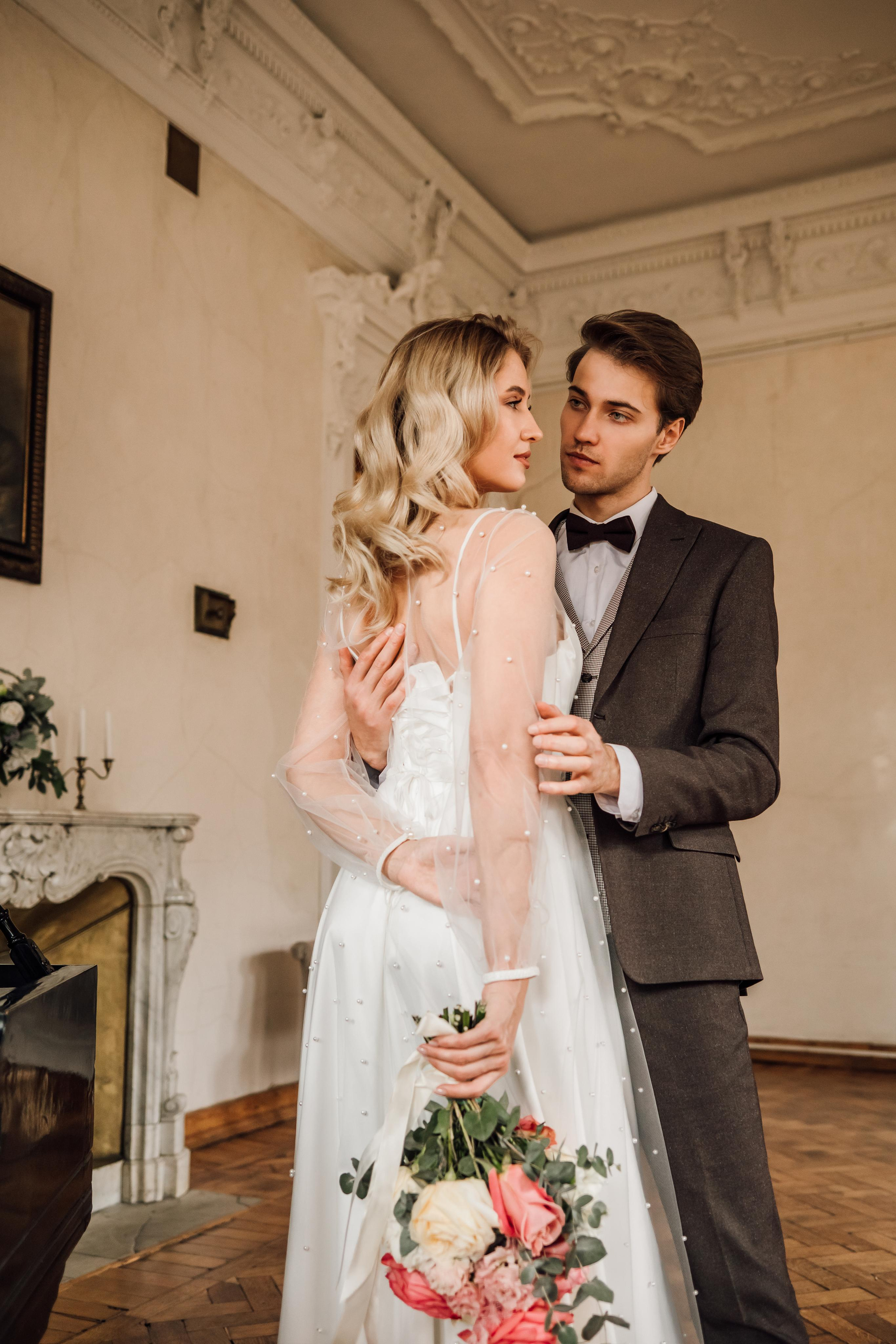 Анна и Андрей. Библиотека им. Пушкина. Свадебный и семейный фотограф в Москве Евгения Лисина