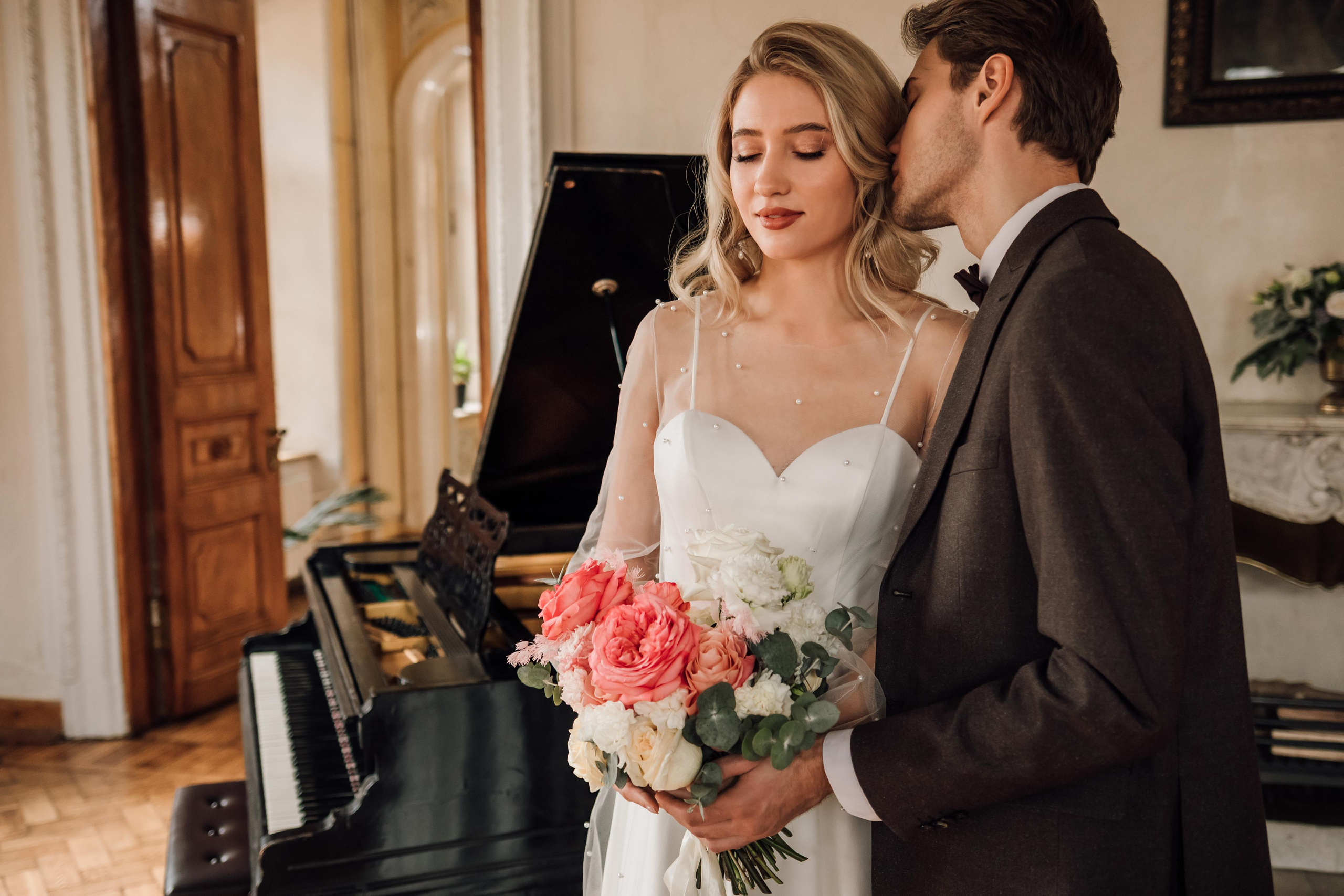 Анна и Андрей. Библиотека им. Пушкина. Свадебный и семейный фотограф в Москве Евгения Лисина