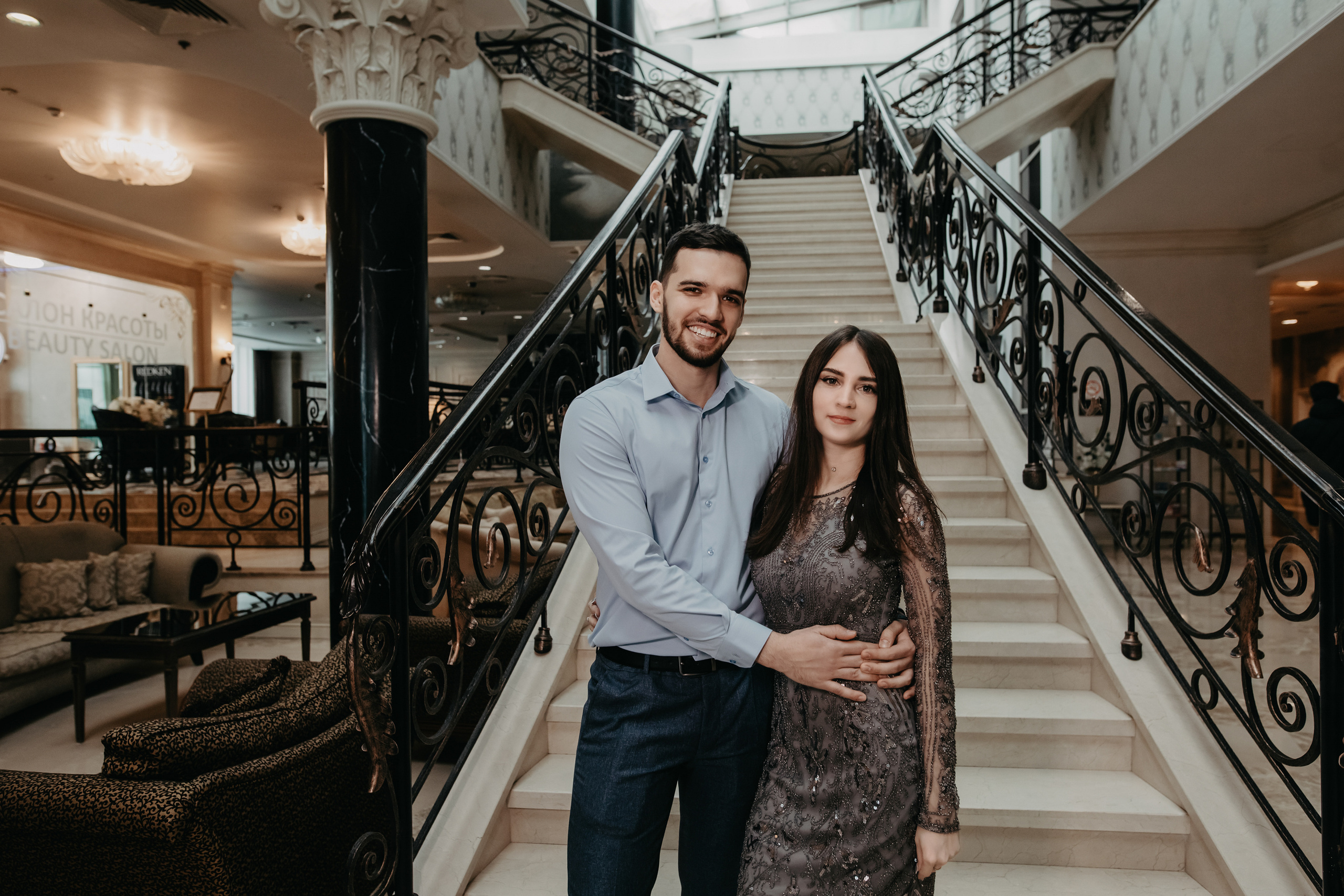 Лена и Леша. Отель Милан. Свадебный и семейный фотограф в Москве Евгения Лисина