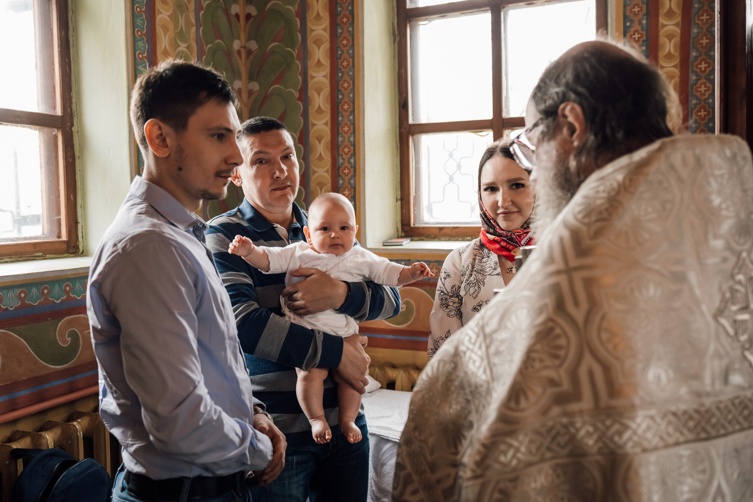 Фотоъемка крещения в Москве. Свадебный и семейный фотограф в Москве Евгения Лисина