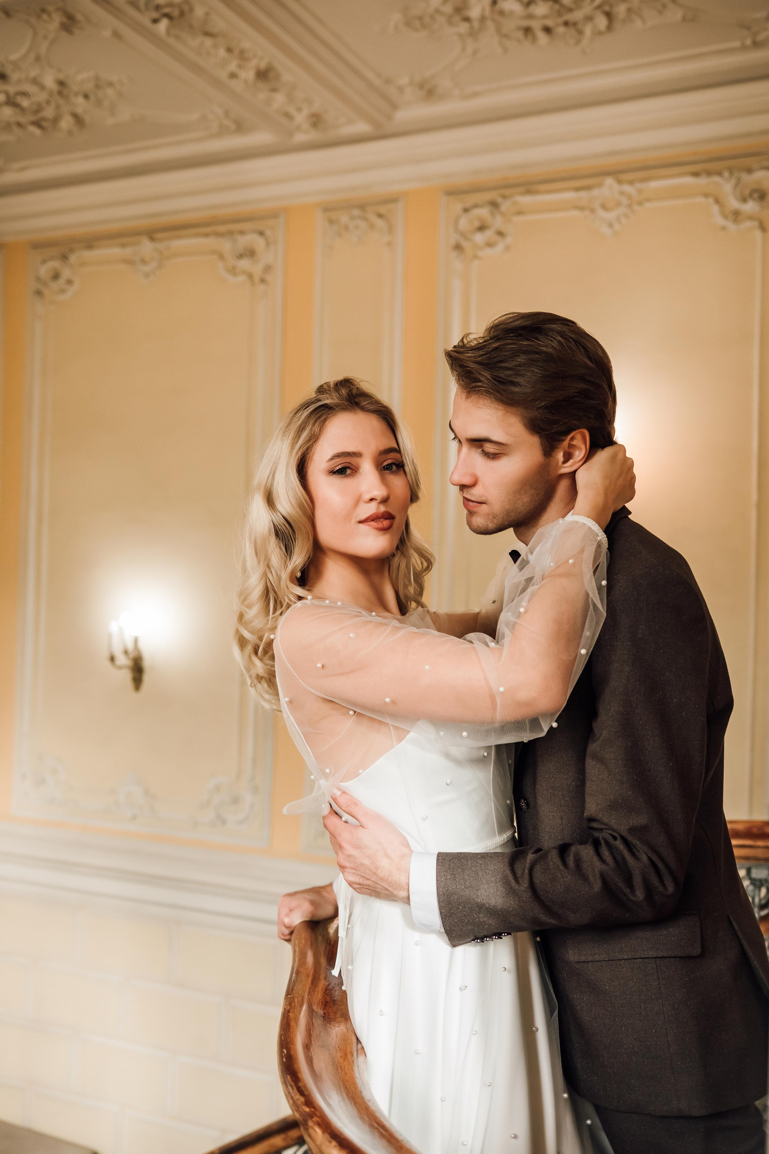 Анна и Андрей. Библиотека им. Пушкина. Свадебный и семейный фотограф в Москве Евгения Лисина