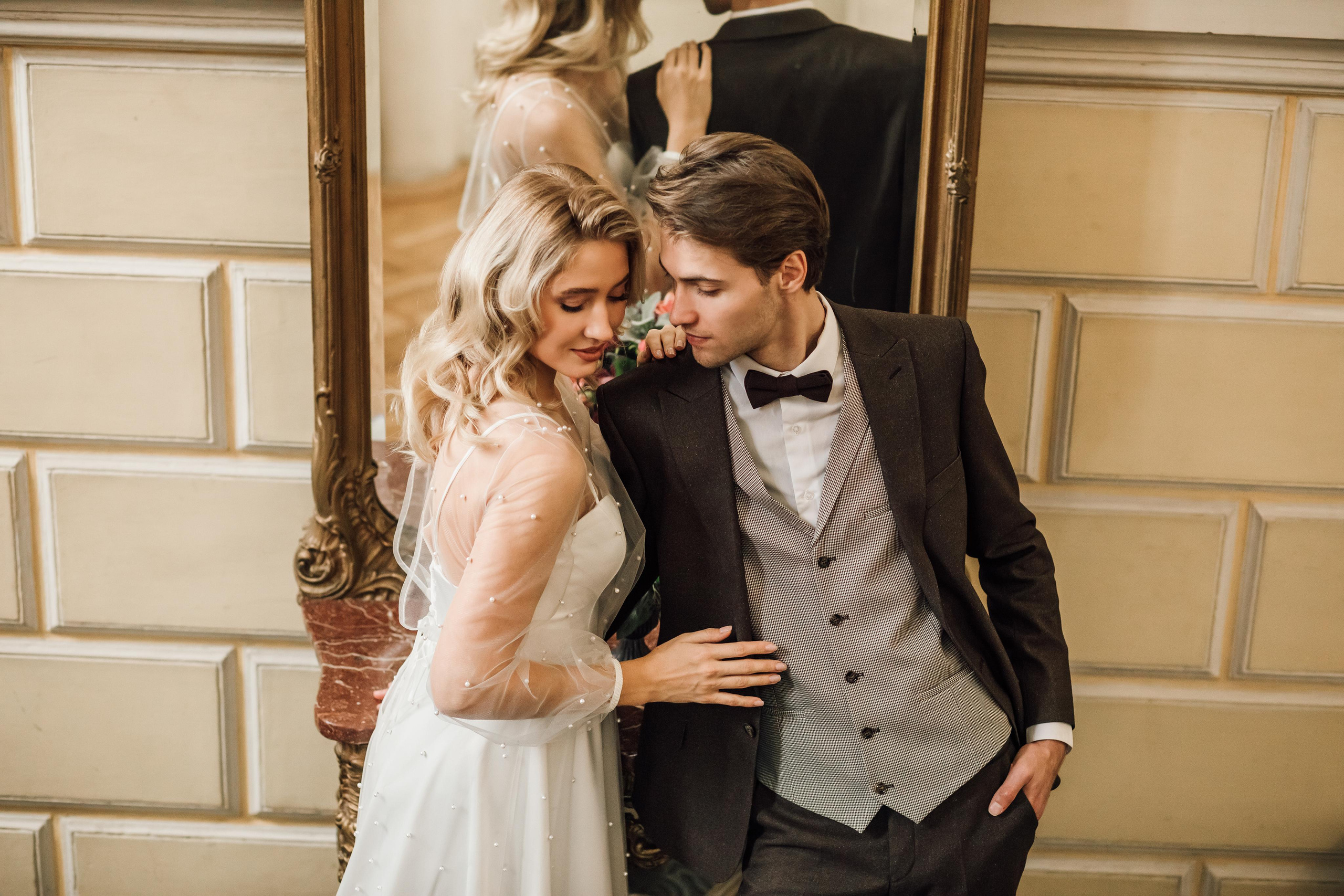 Анна и Андрей. Библиотека им. Пушкина. Свадебный и семейный фотограф в Москве Евгения Лисина