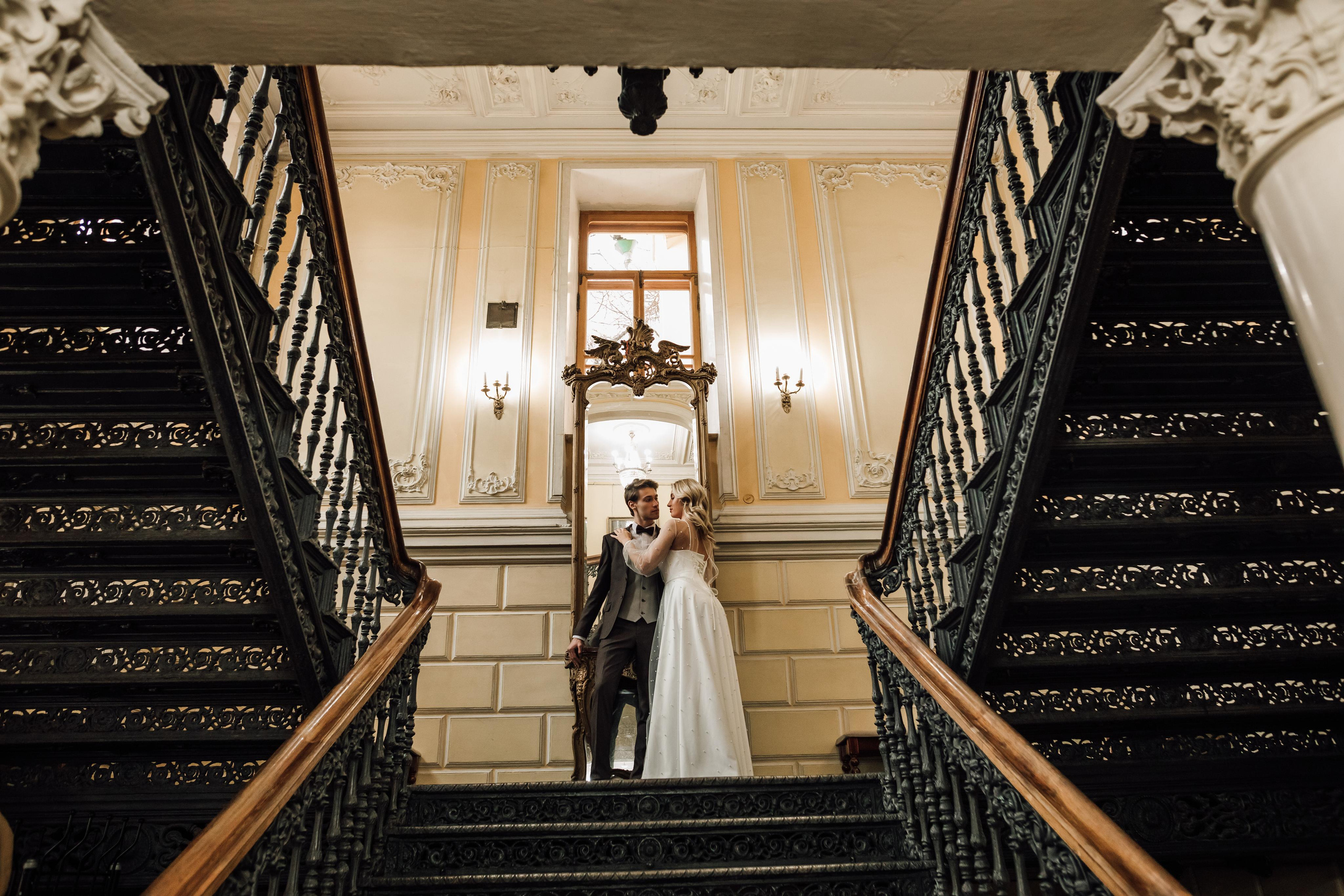 Анна и Андрей. Библиотека им. Пушкина. Свадебный и семейный фотограф в Москве Евгения Лисина