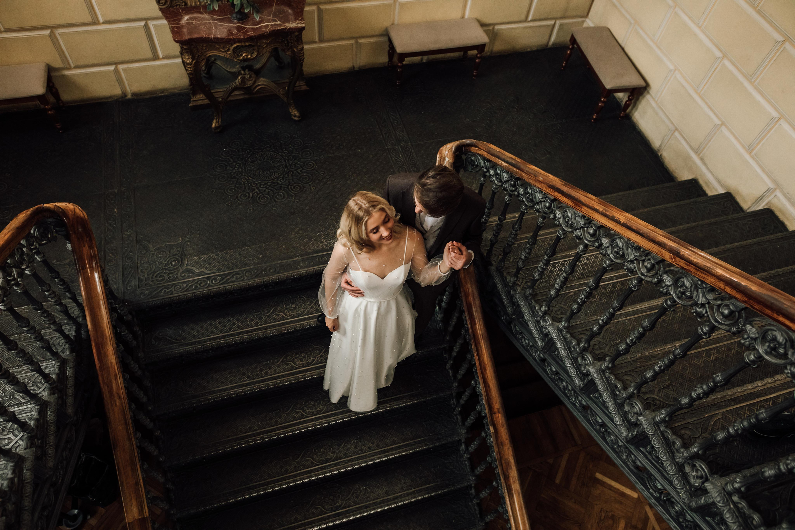 Анна и Андрей. Библиотека им. Пушкина. Свадебный и семейный фотограф в Москве Евгения Лисина