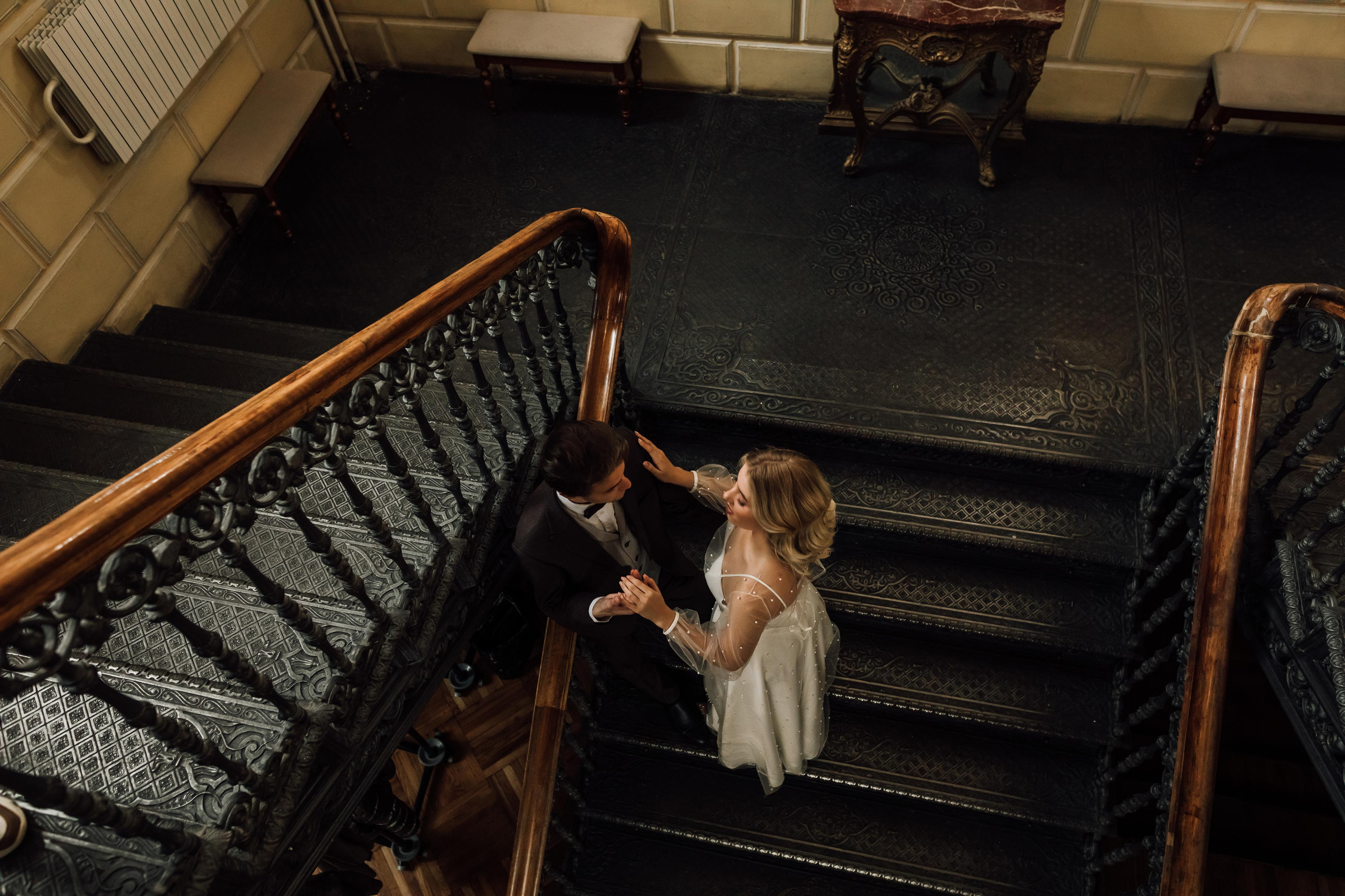 Анна и Андрей. Библиотека им. Пушкина. Свадебный и семейный фотограф в Москве Евгения Лисина