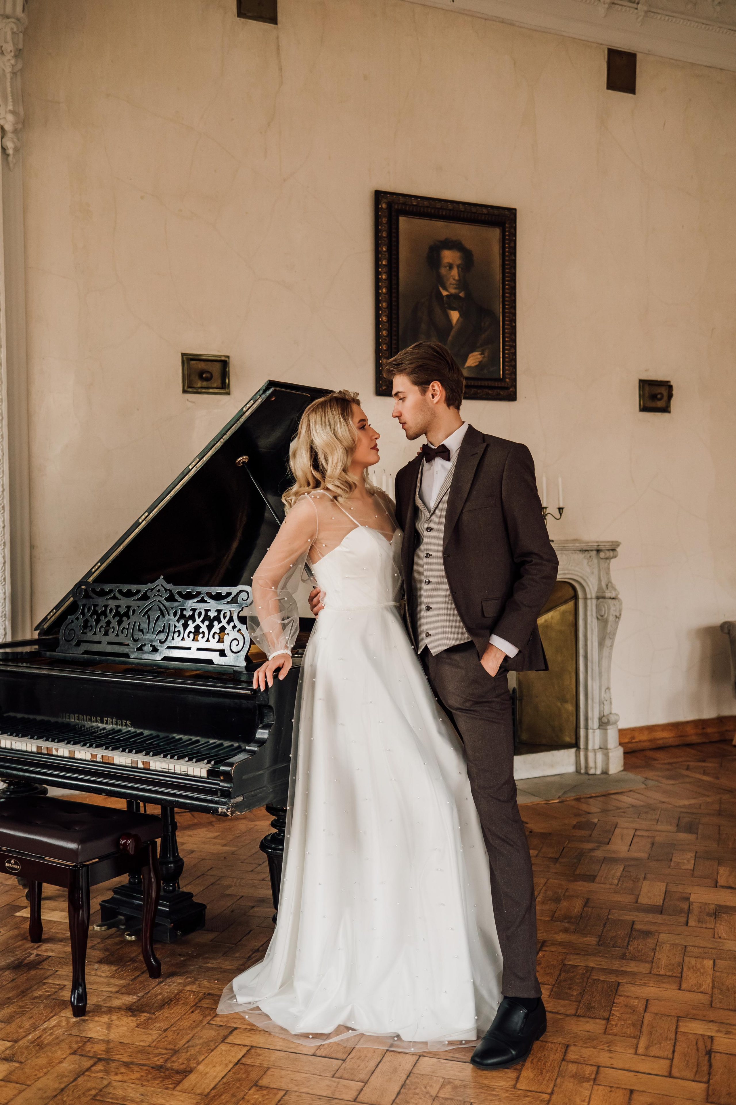 Анна и Андрей. Библиотека им. Пушкина. Свадебный и семейный фотограф в Москве Евгения Лисина