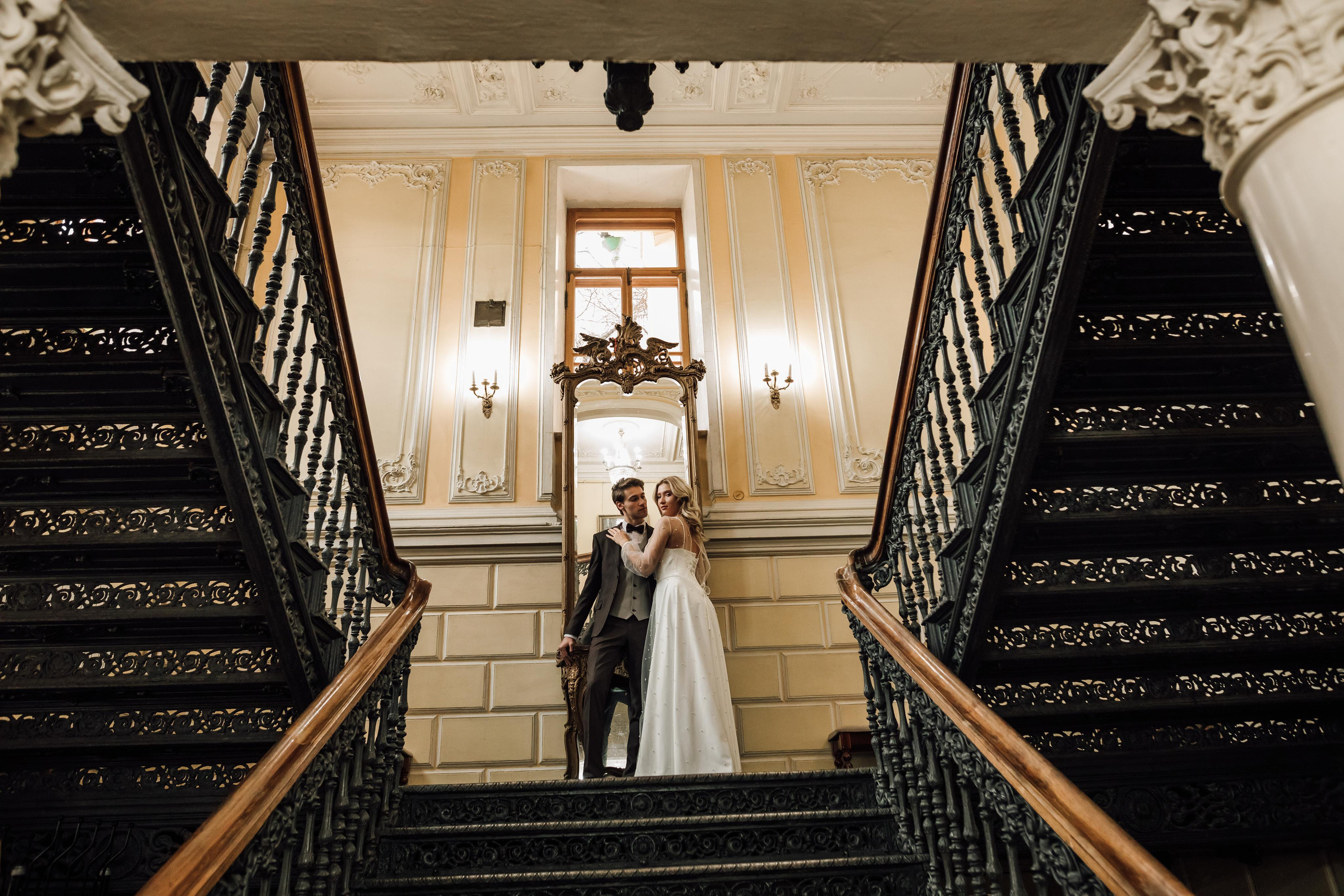 Анна и Андрей. Библиотека им. Пушкина. Свадебный и семейный фотограф в Москве Евгения Лисина