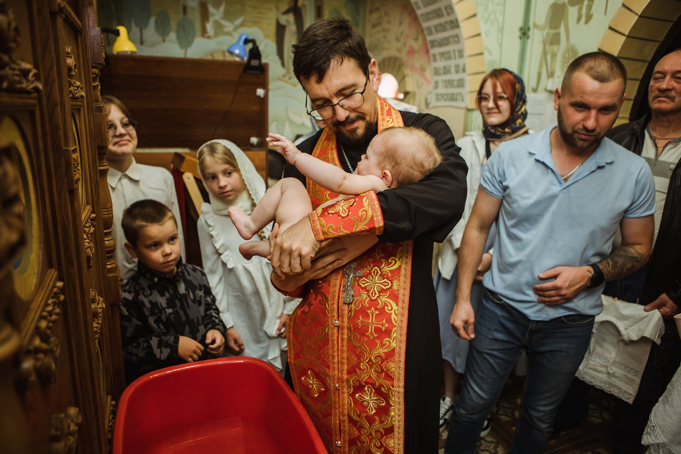 Храм Преподобного-Сергия-Радонежского. Крещение Мелании. Фотографы в городе Волгограде — Людмила Агеева и Алексей Околелов