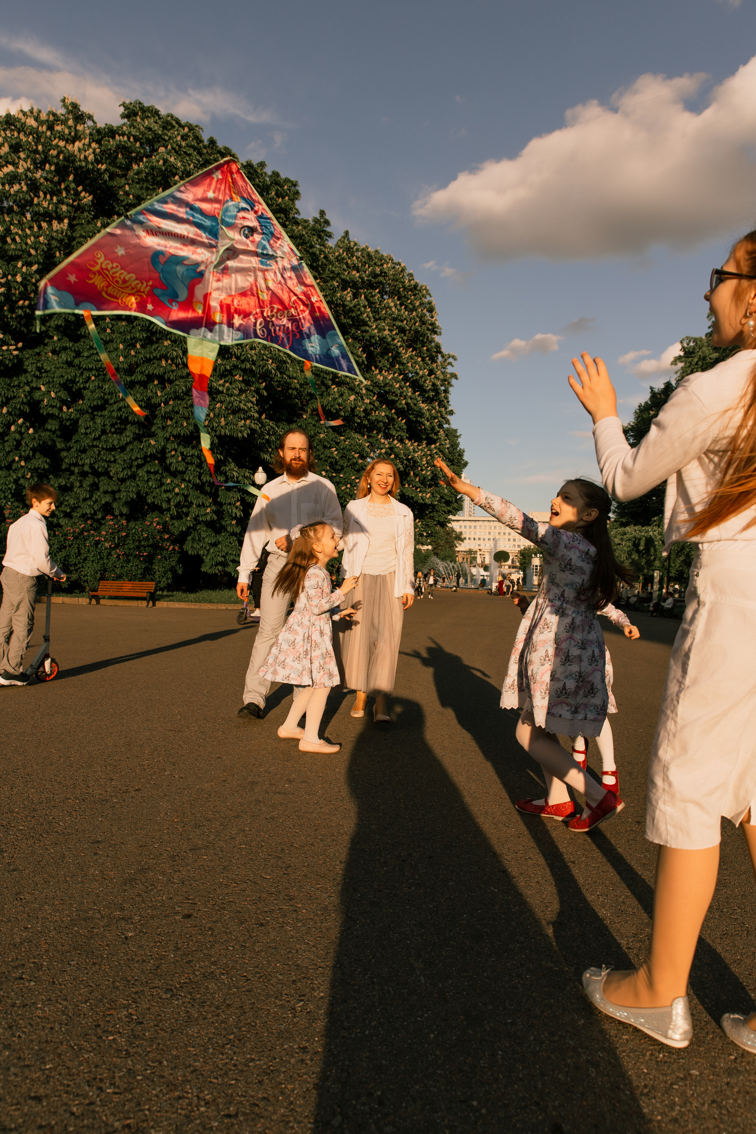 Мясоедовы Константин, Ксения, Лиза, Ваня, Наташа, Люба и Зоя. Портретный фотограф в Москве Анна Бобрик