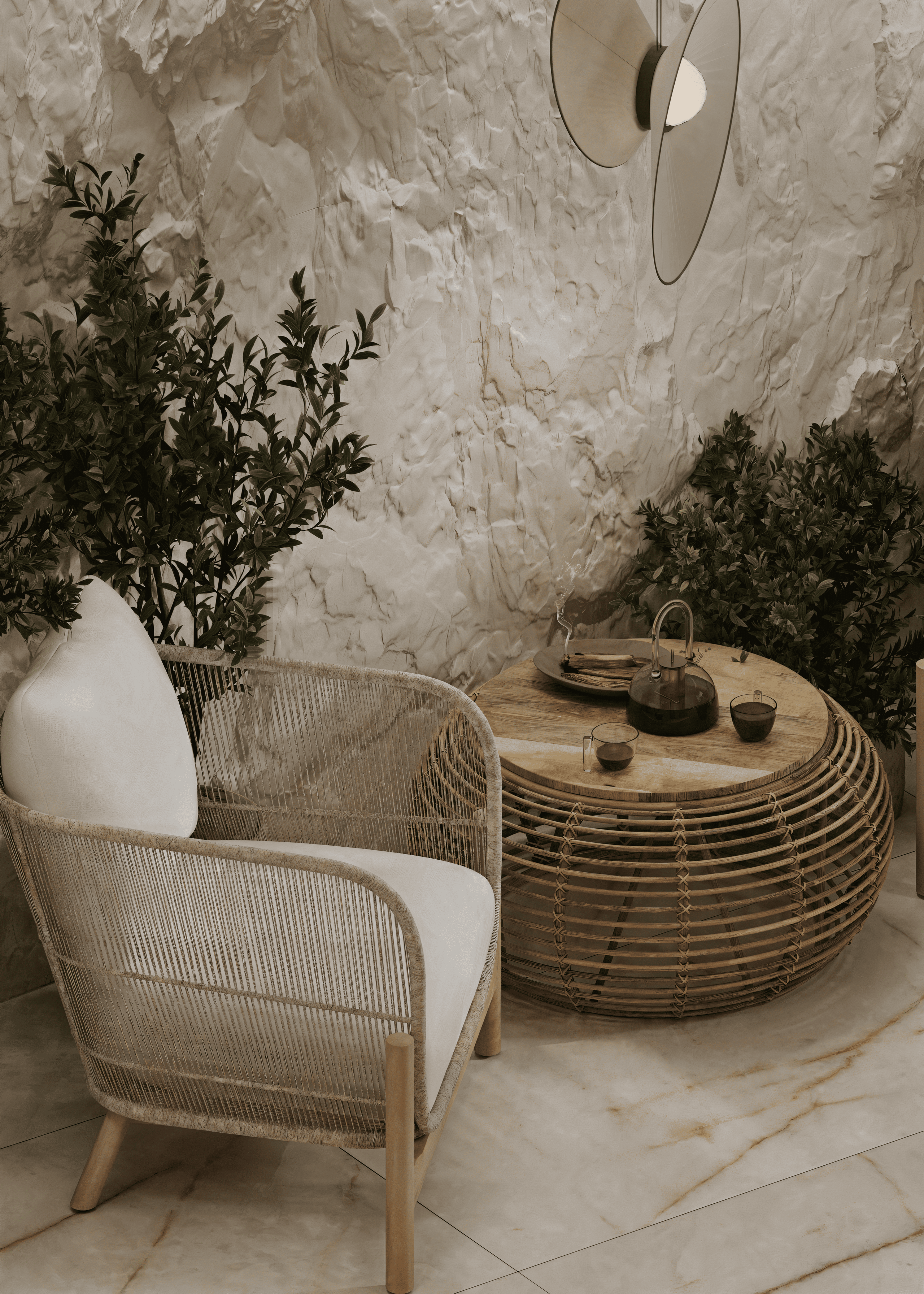 Спа салон IRDO г. Пермь. 3D Визуализация интерьера