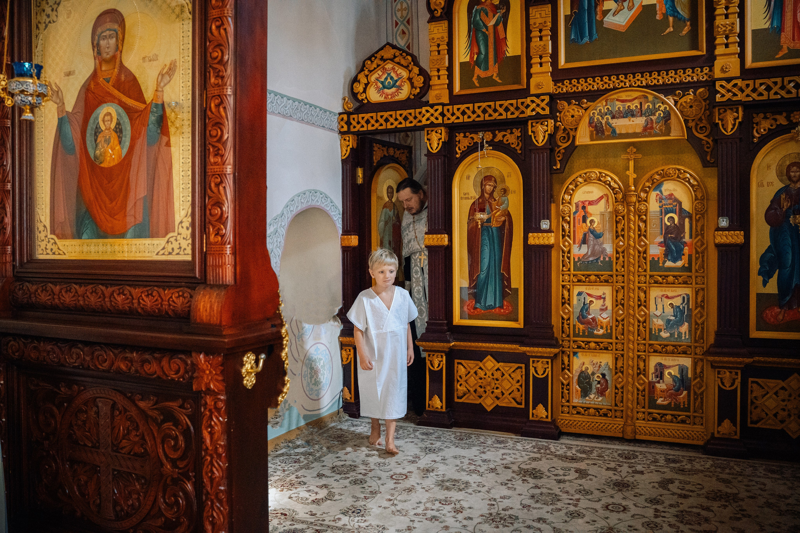 Крещение Марка. Фотограф Казакова Анастасия