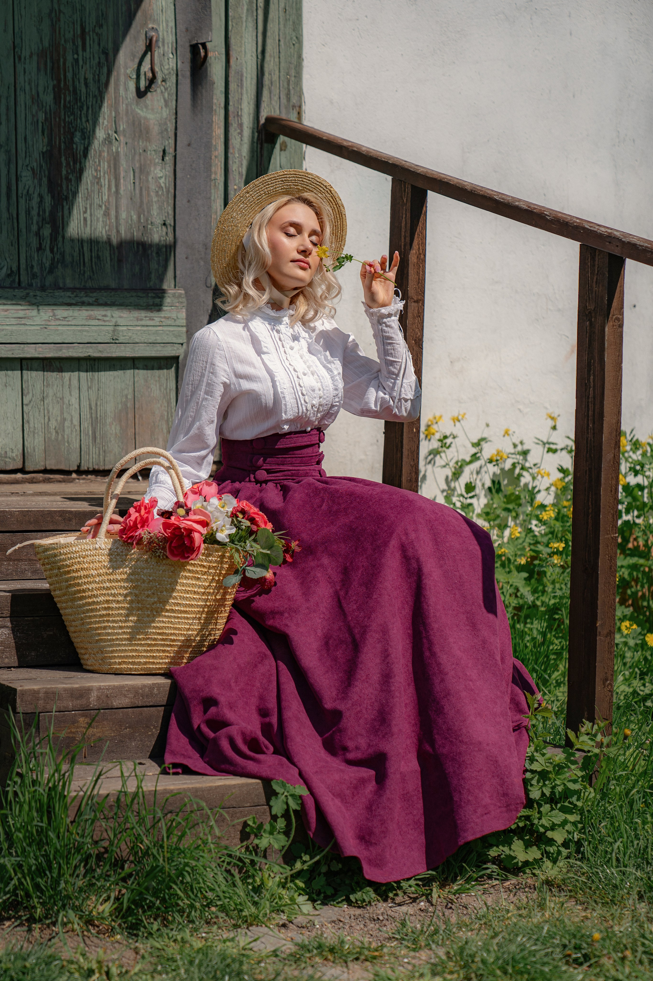 Романтичная ретро история в яблоневом саду. Трубинова Екатерина | Семейный фотограф | Москва