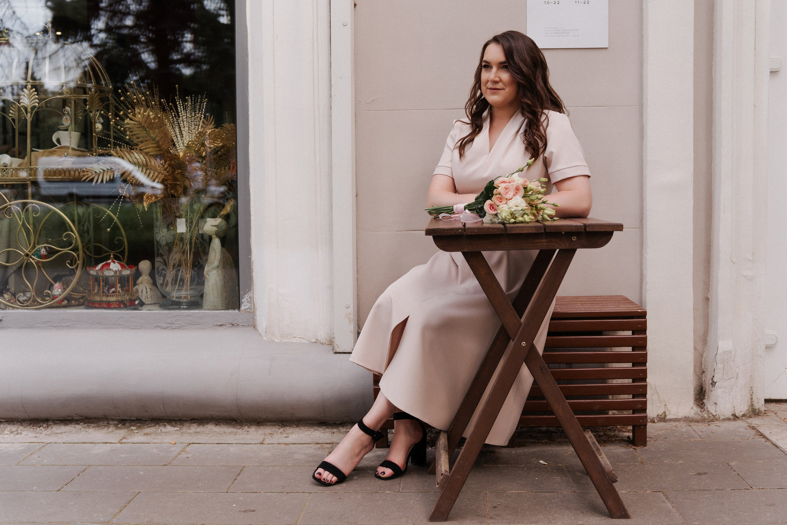 Съемка на улице после росписи