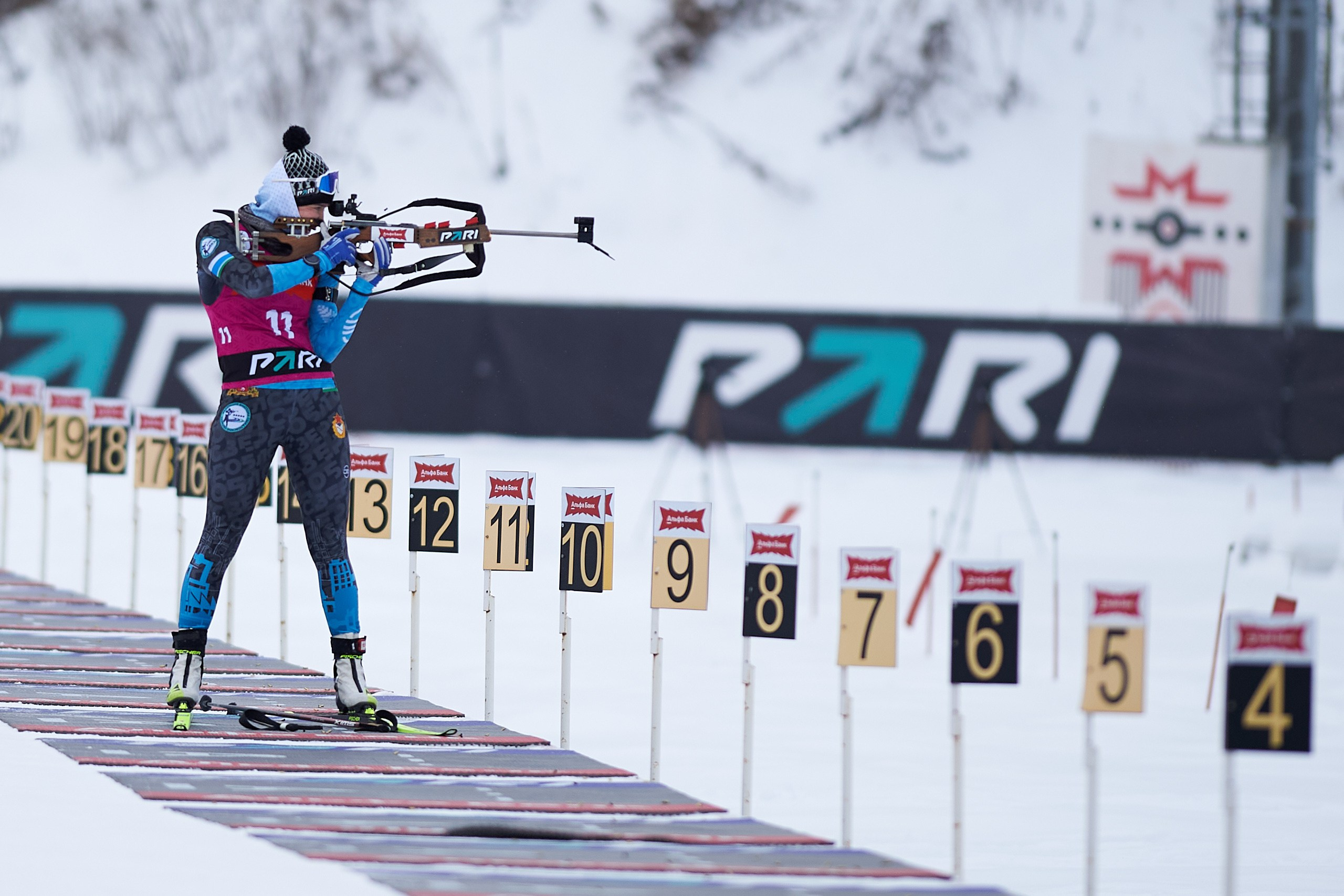 Биатлон. Чемпионат России — 2024/2025, 3-й этап, Ижевск. Ижевская винтовка. Спортивный репортажный фотограф в Ижевске Сергей Мерзляков