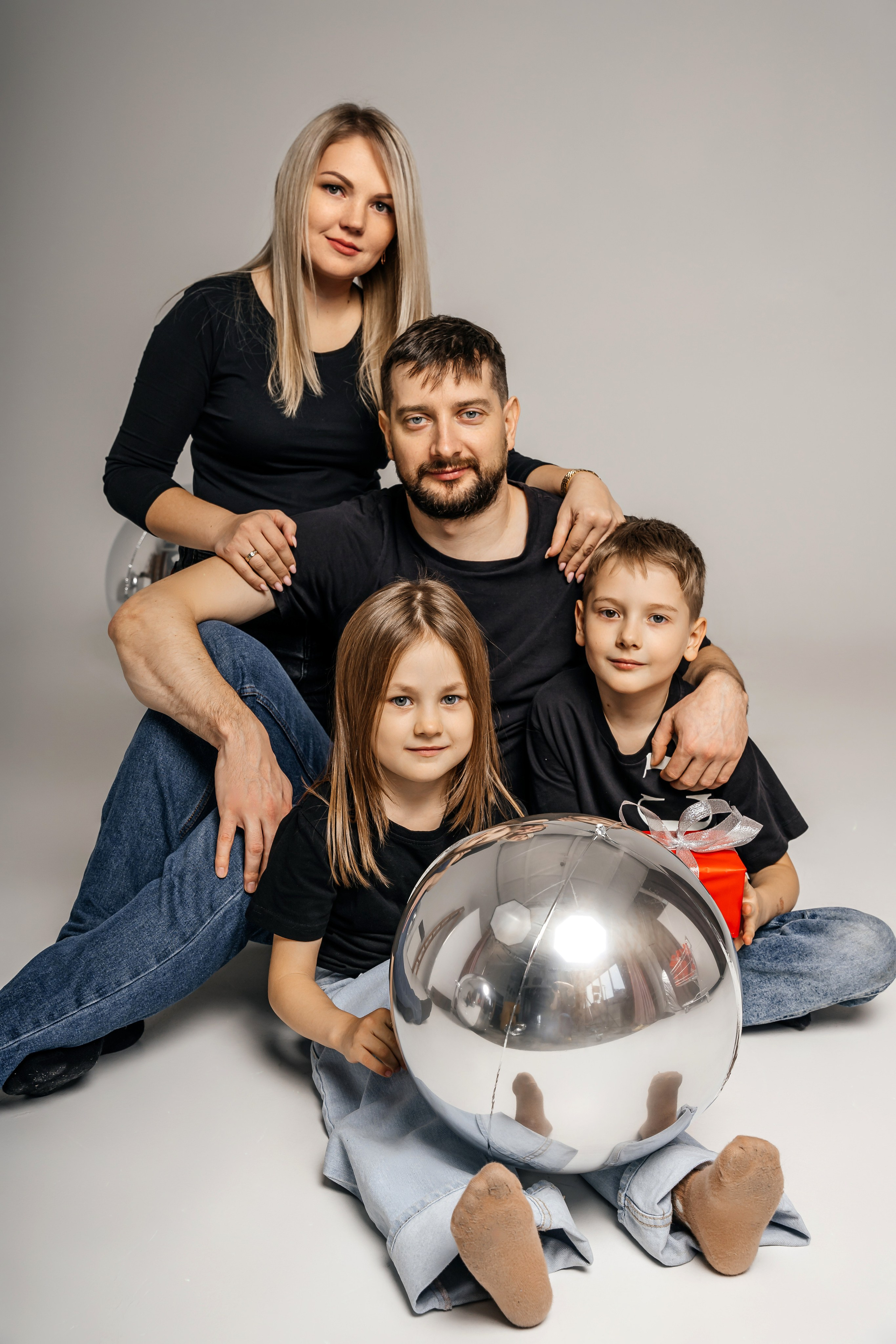 Семейные съёмки в студии. Фотограф Валентина Полунина