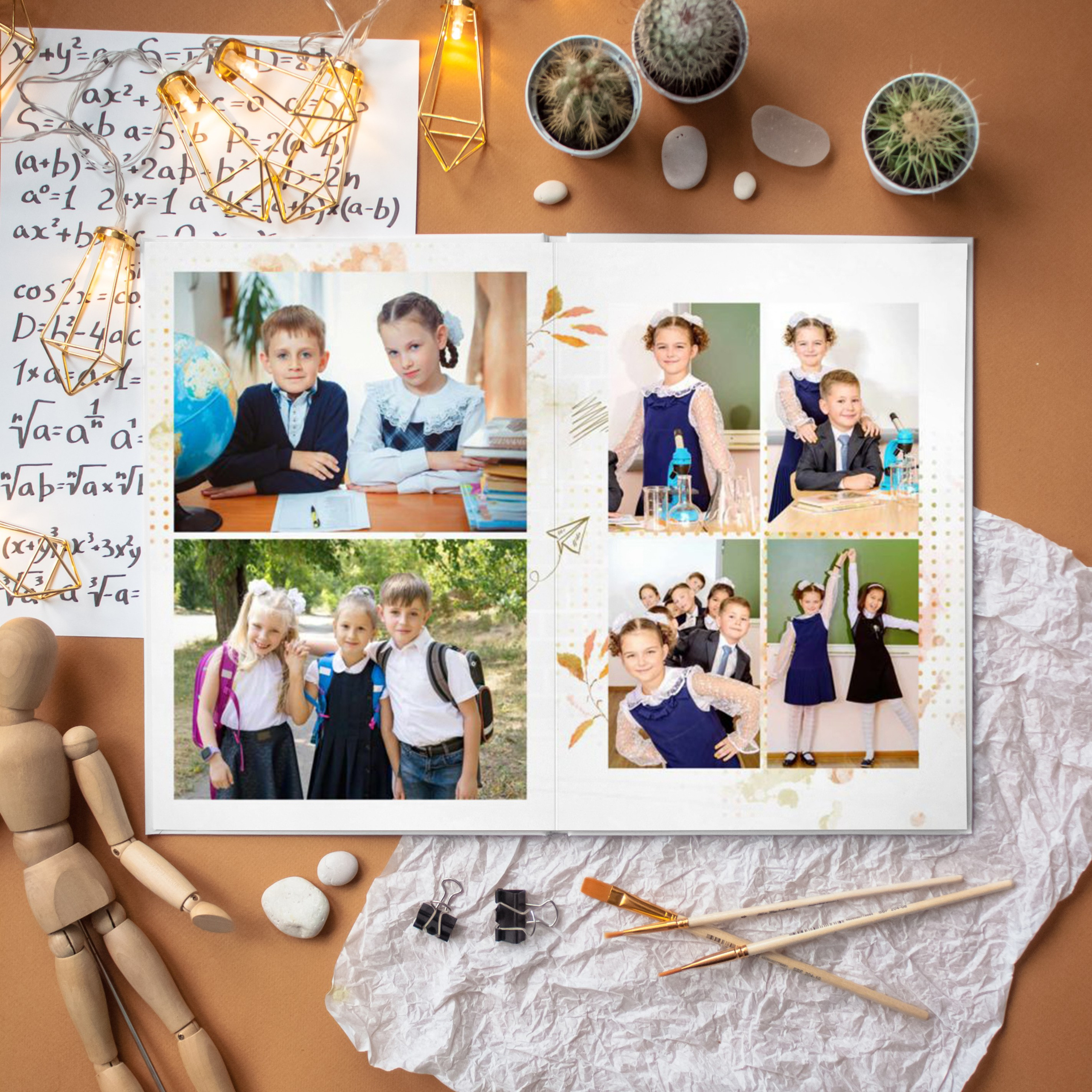 1 класс (2 разворота). ФОТОГРАФ ВЫПУСКНЫХ АЛЬБОМОВ в Краснодаре Ворчик Татьяна