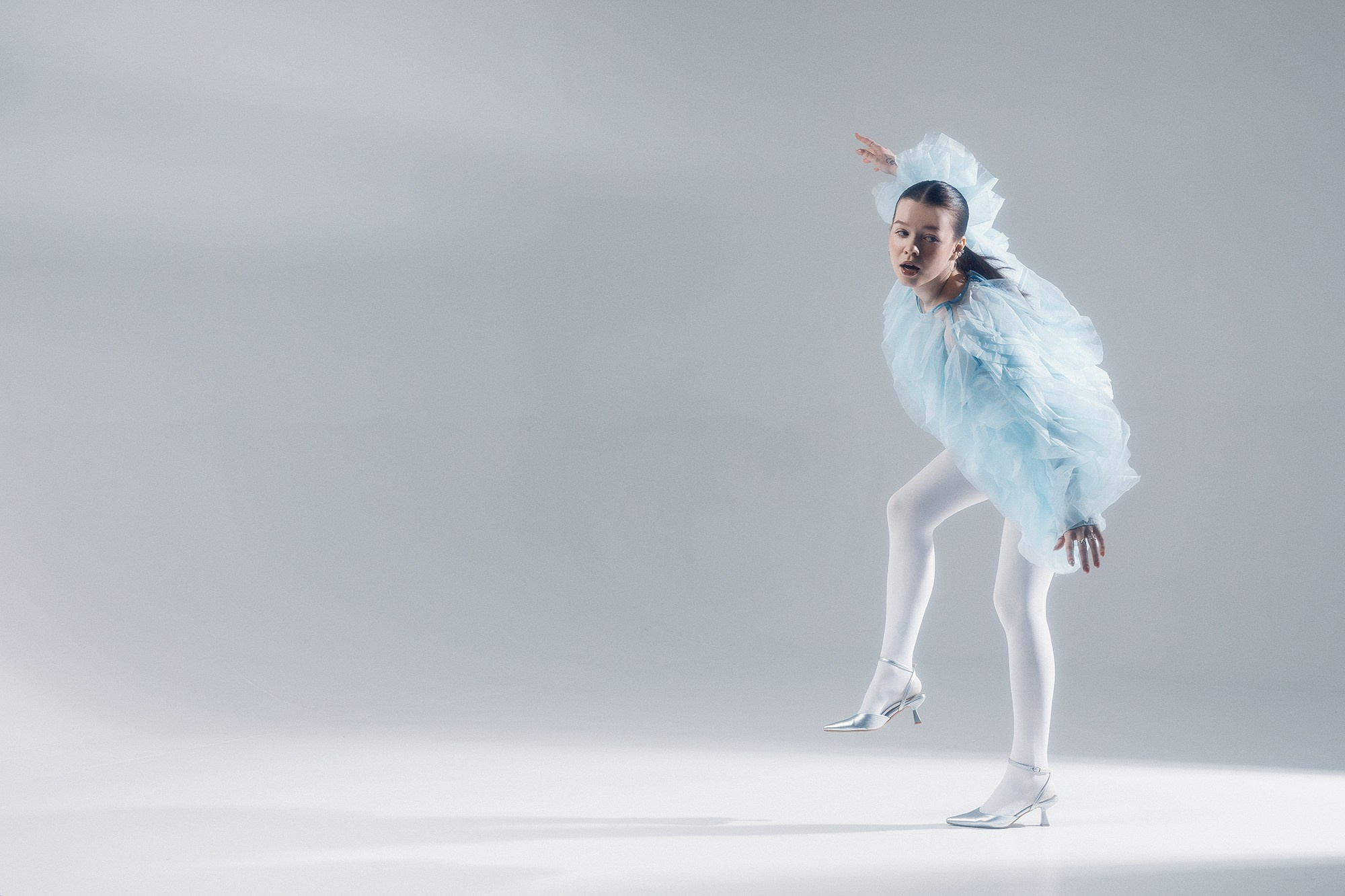 Студийная фотосессия в необычном образе для Алёны