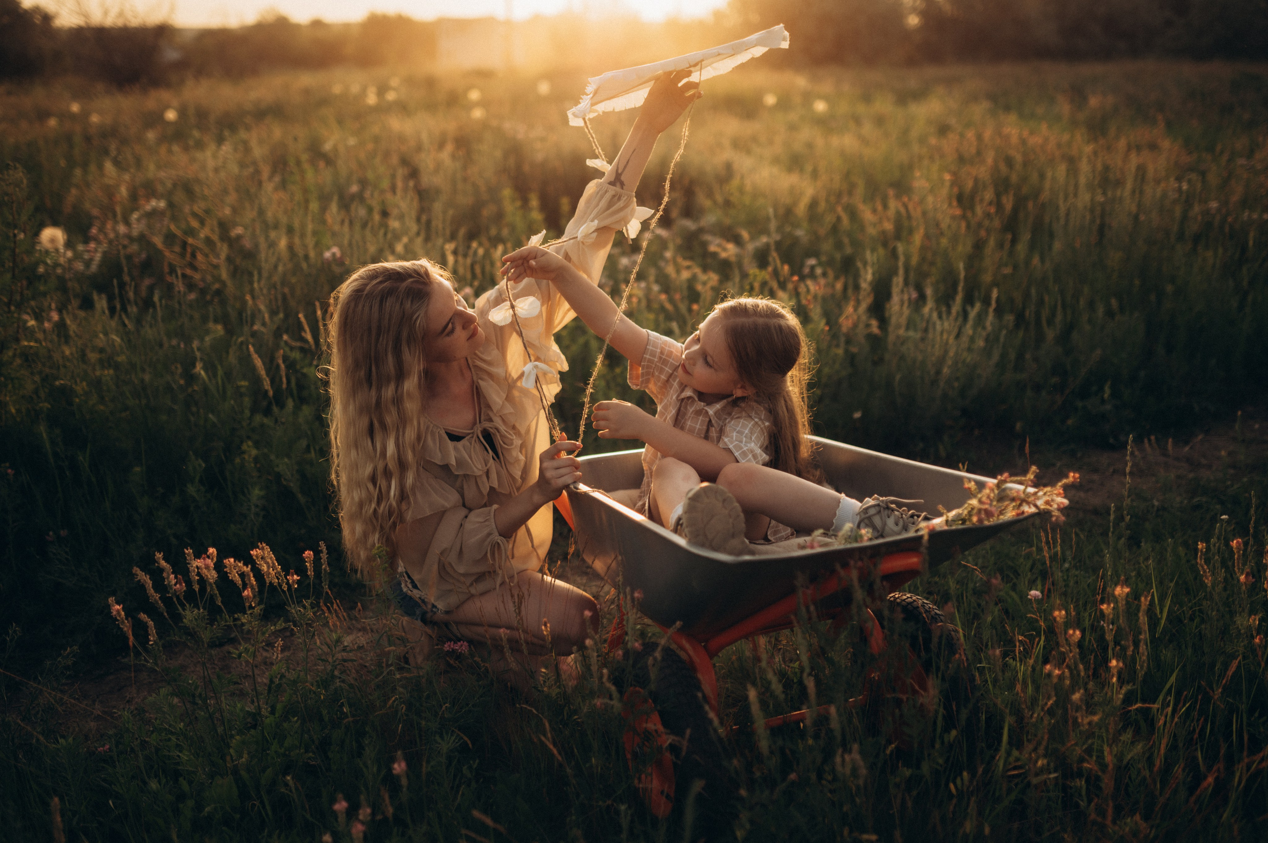 Летний вечер в деревне. Фотограф Мария Стрелкова