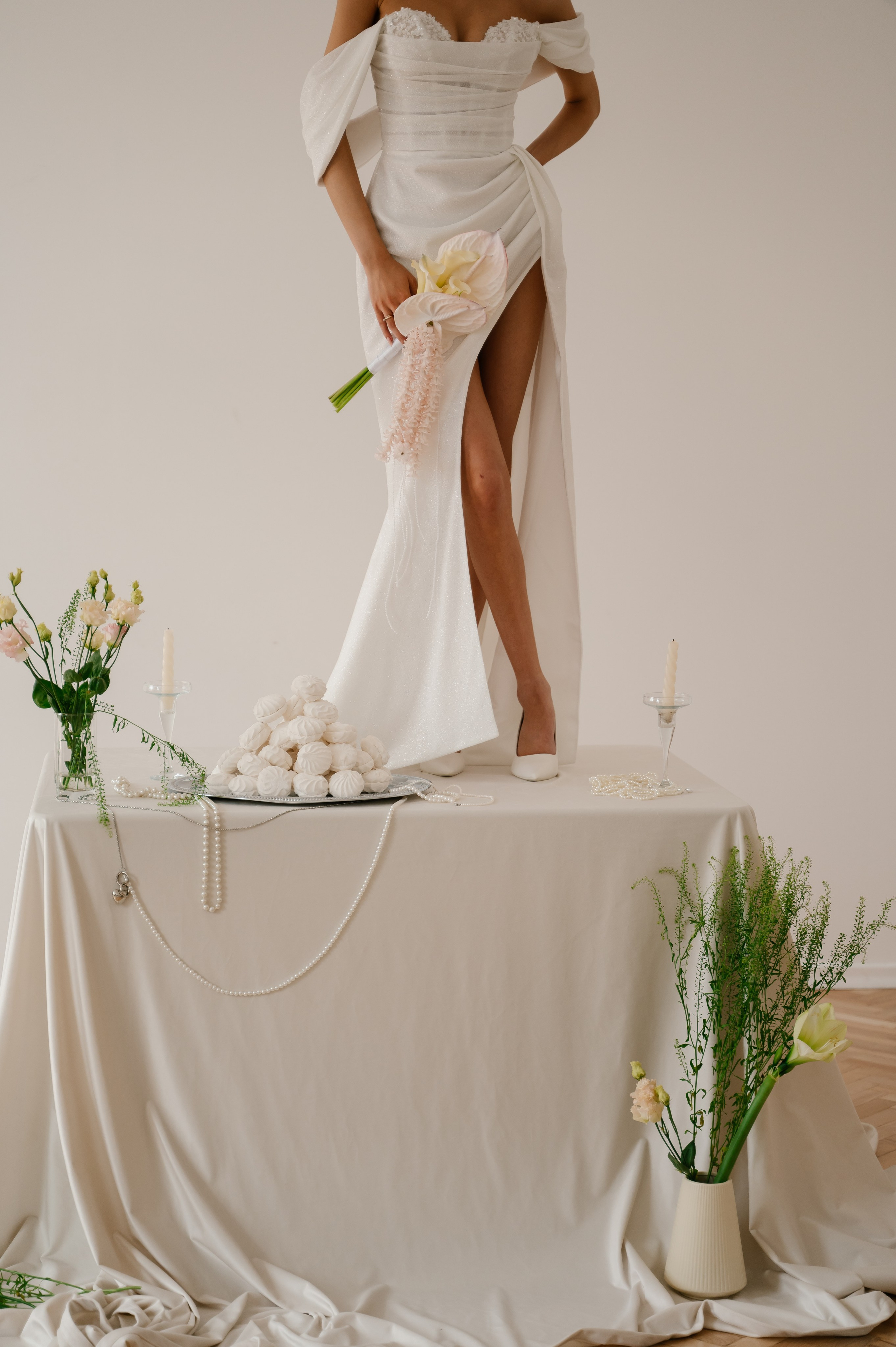 Утро жениха и невесты и съемка в студии. Свадебный и семейный фотограф Пенза Анастасия Артюшкина