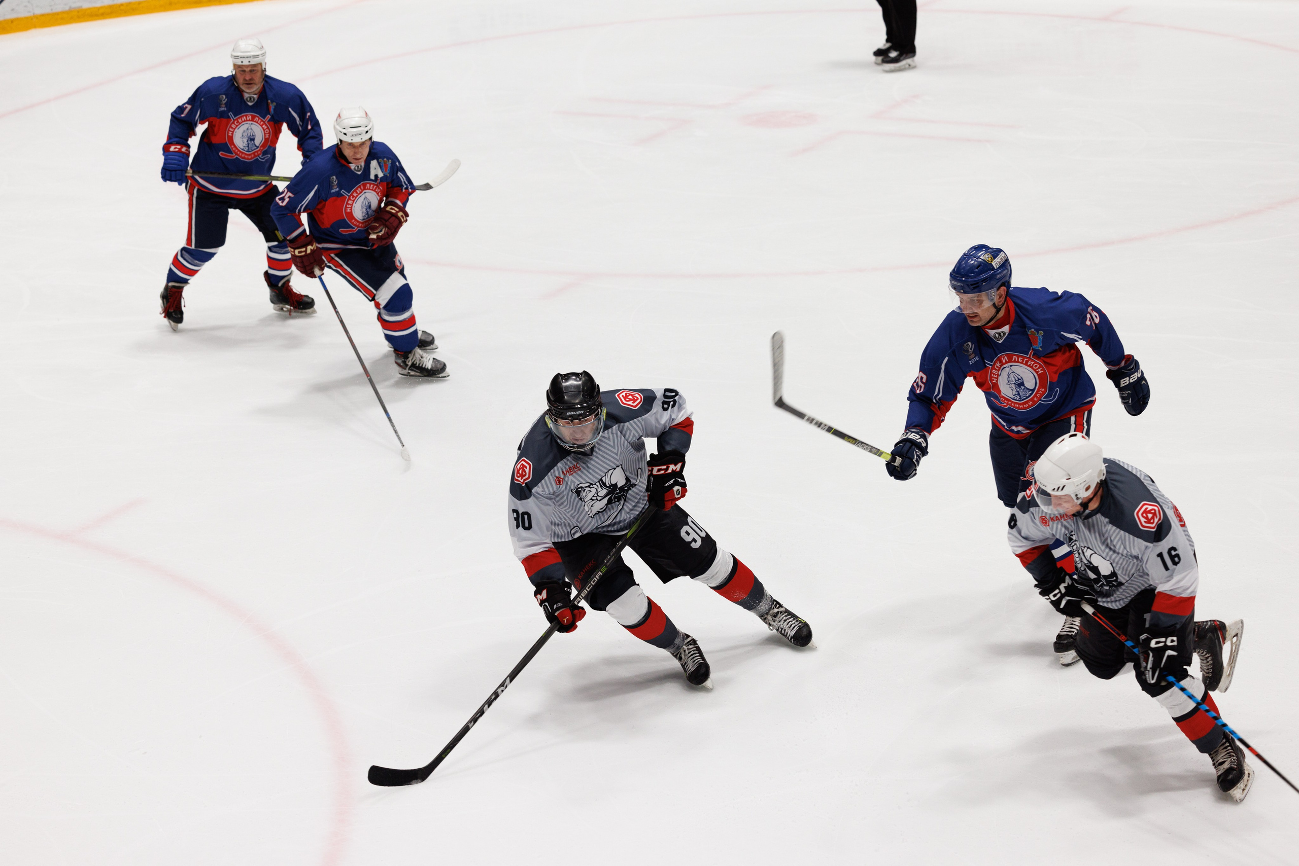 НХЛ (50+) Невский легион — Канекс 6-1. Фотограф Александр Заломаев
