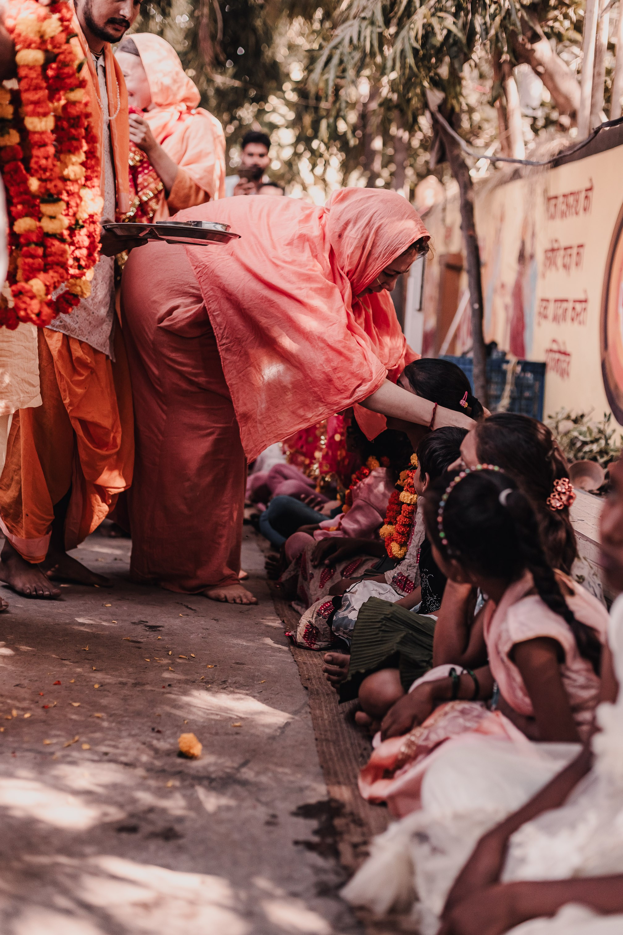 Navaratri yajna at Devraha Baba Ji ashram. Мариам Багдасарян