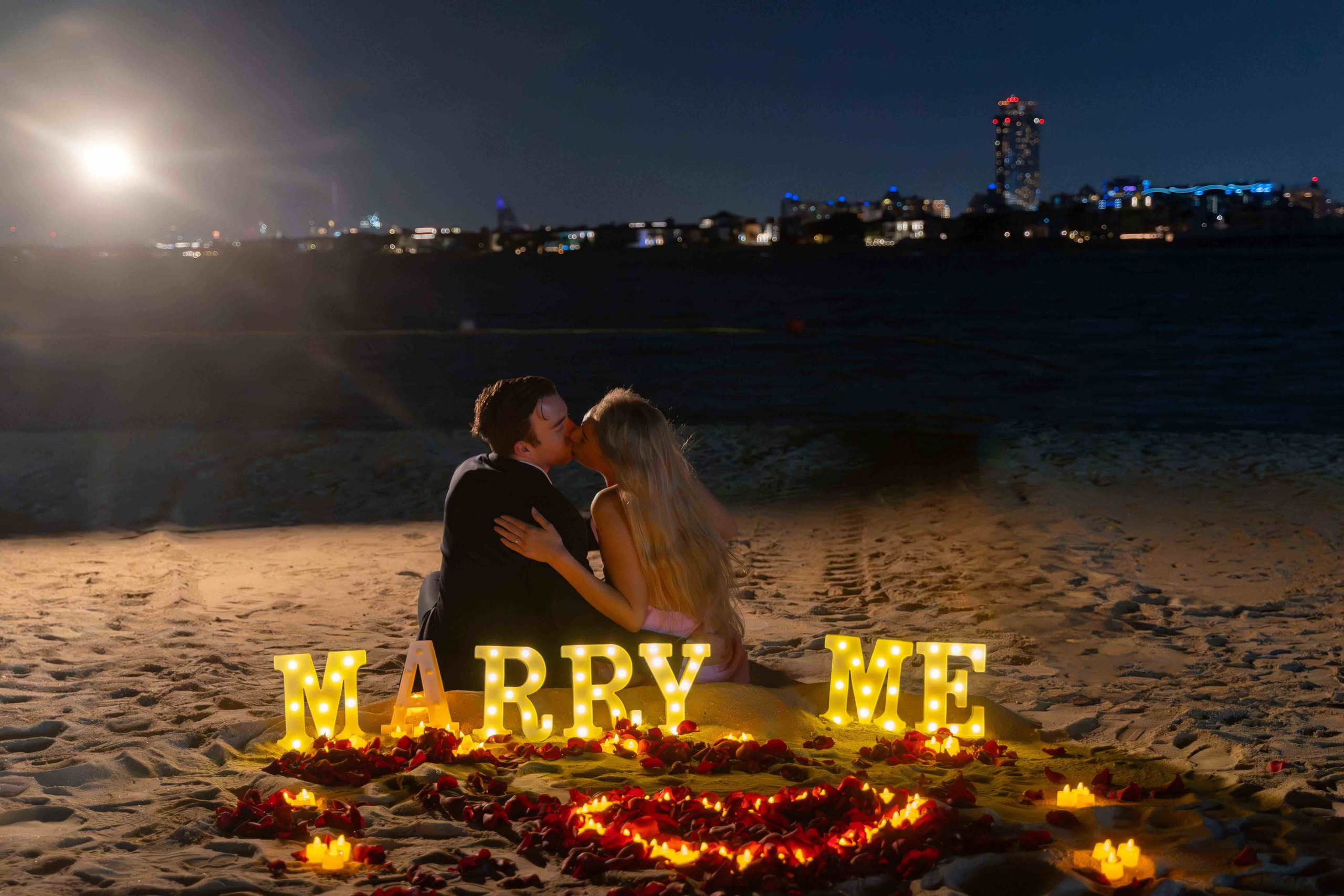 Шикарное предложение руки и сердца. Фотограф и видеограф в Москве и Абу Даби Мария Кулагина