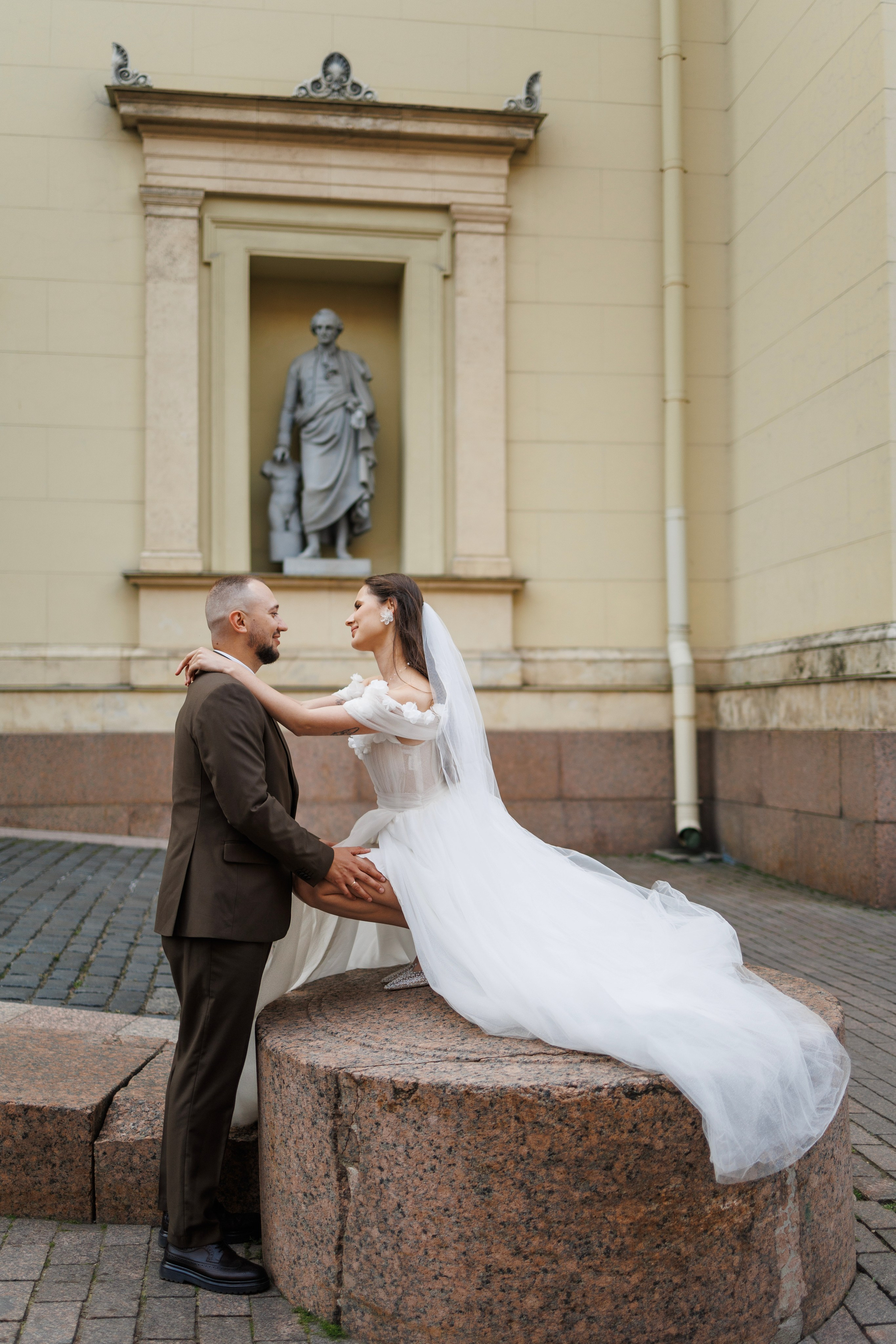 Руслан и Виолетта — Исаакий, Зимняя канавка. Боженова Елена фотограф Санкт-Петербург