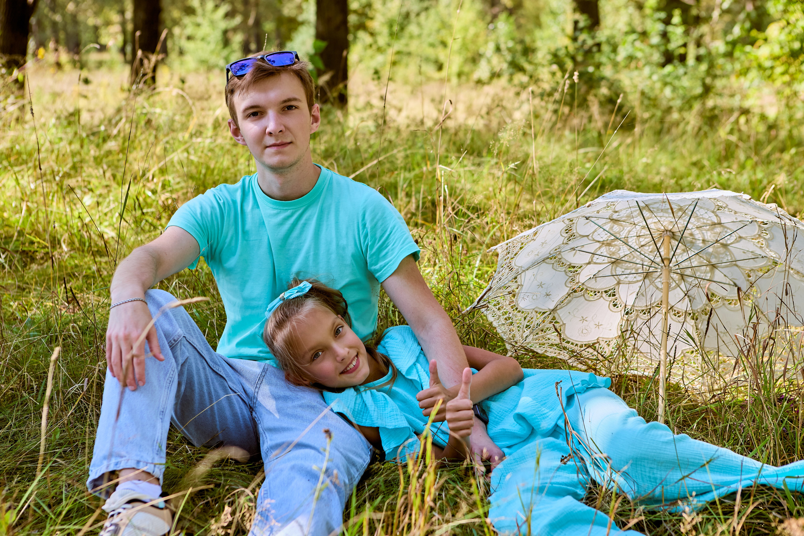 Семейная фотосессия в последний день лета