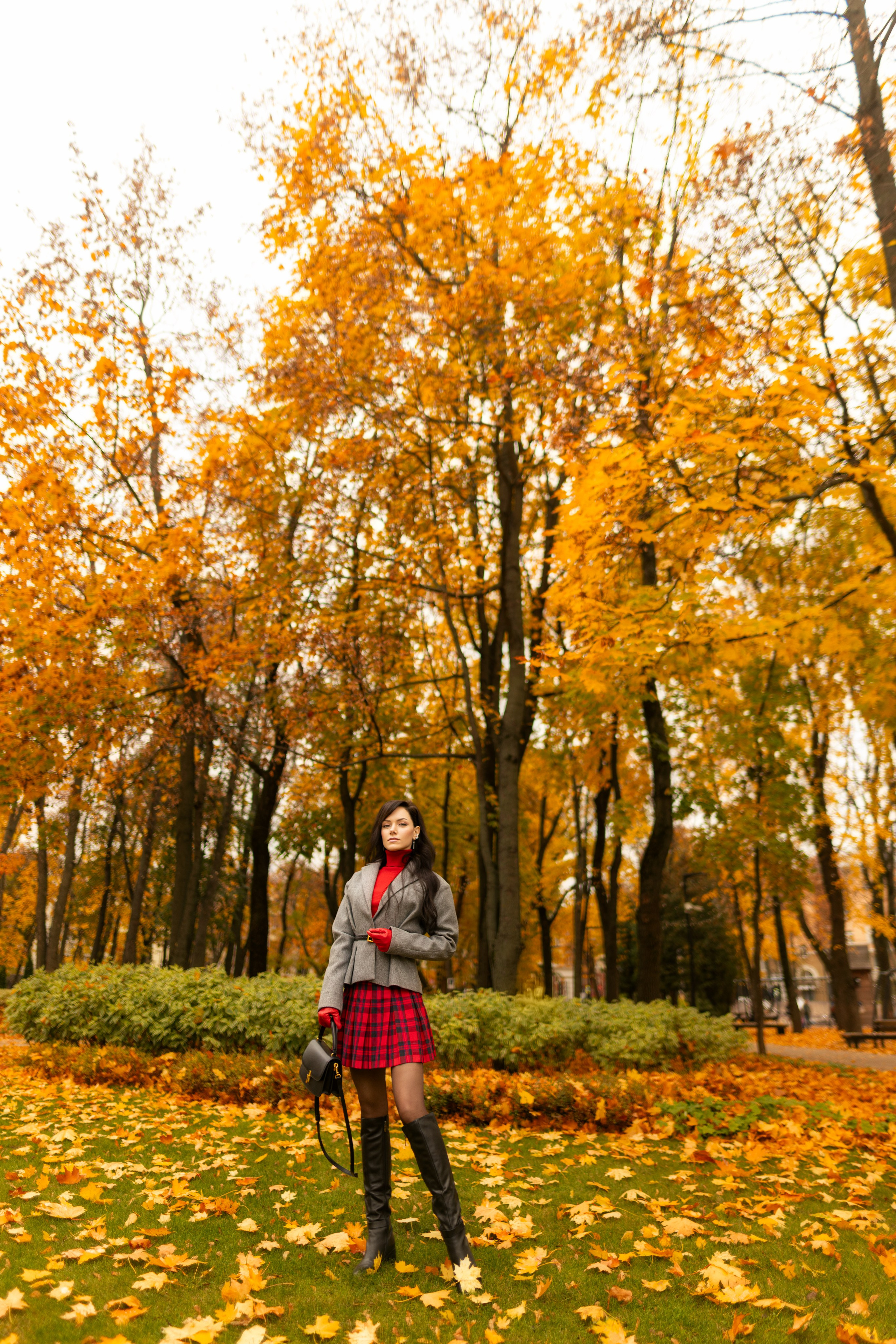 Фотосет с Екатериной в парке на осеннюю тему для «себя»