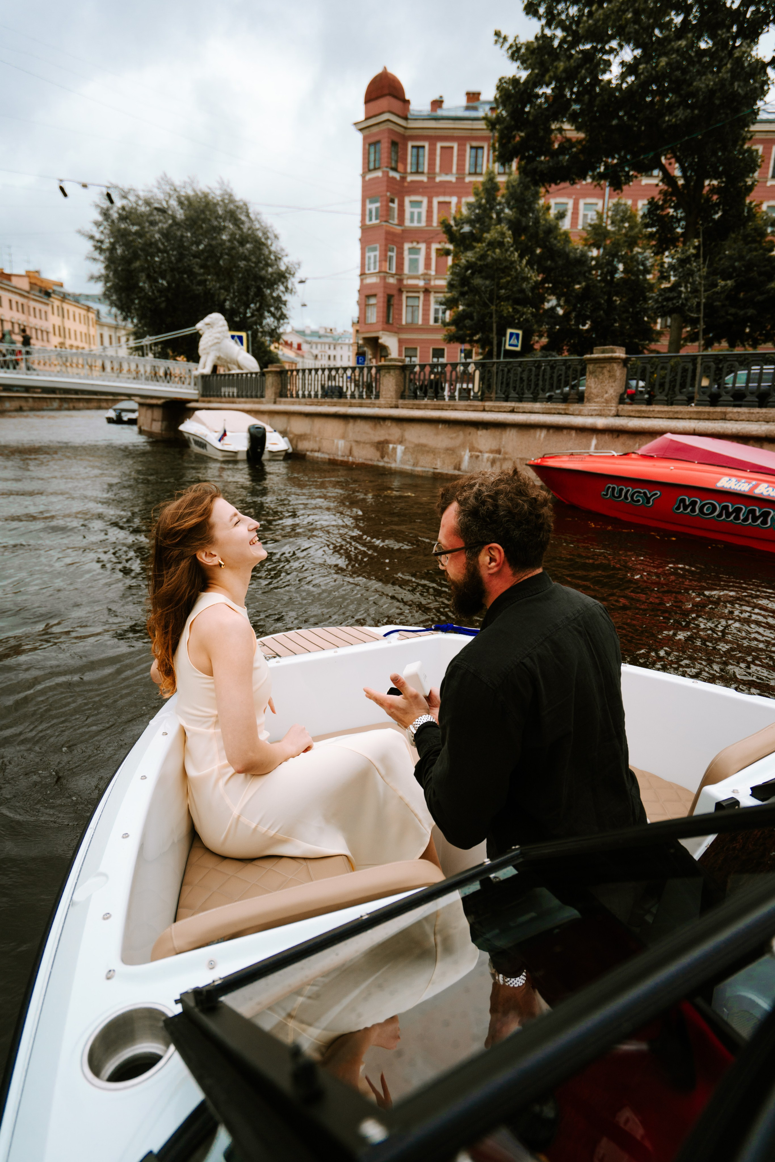 Предложение на корабле. Фотограф в Санкт-Петербурге