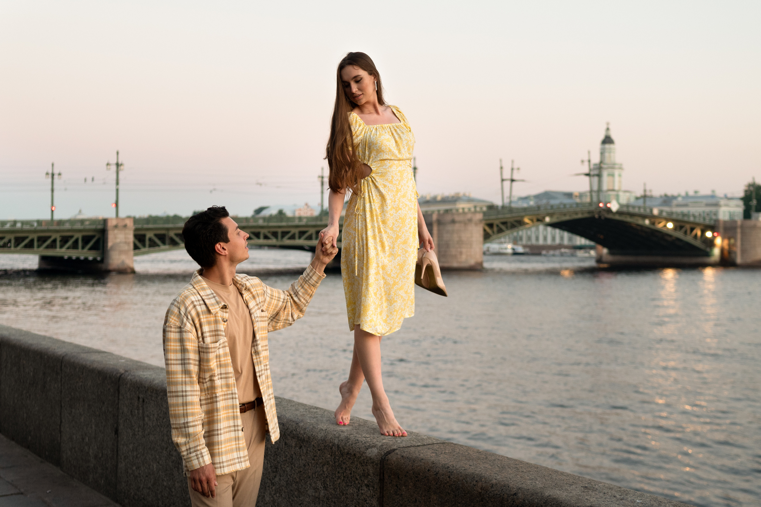 Разведение мостов. Диана и Михаил. Фотограф в Красноярске / Дивногорске. Файзулина Анастасия