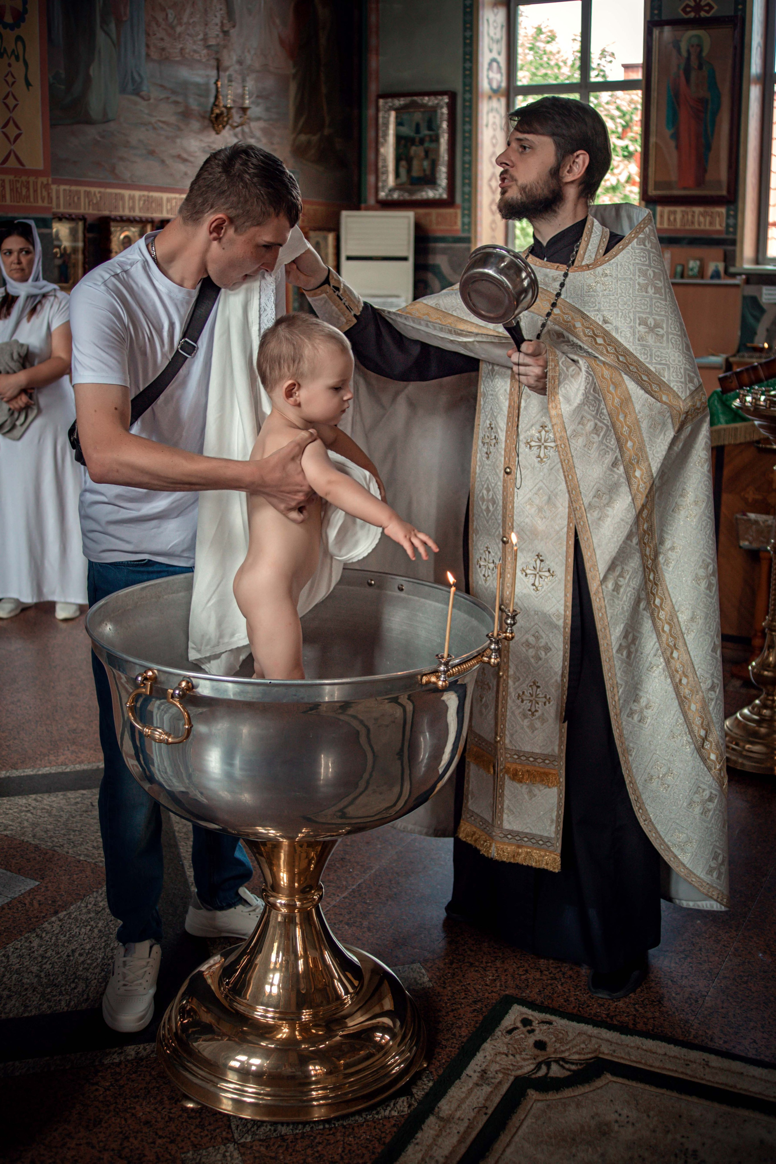 Крещение. Семейный и детский фотограф в Москве Ольга Кривенцова