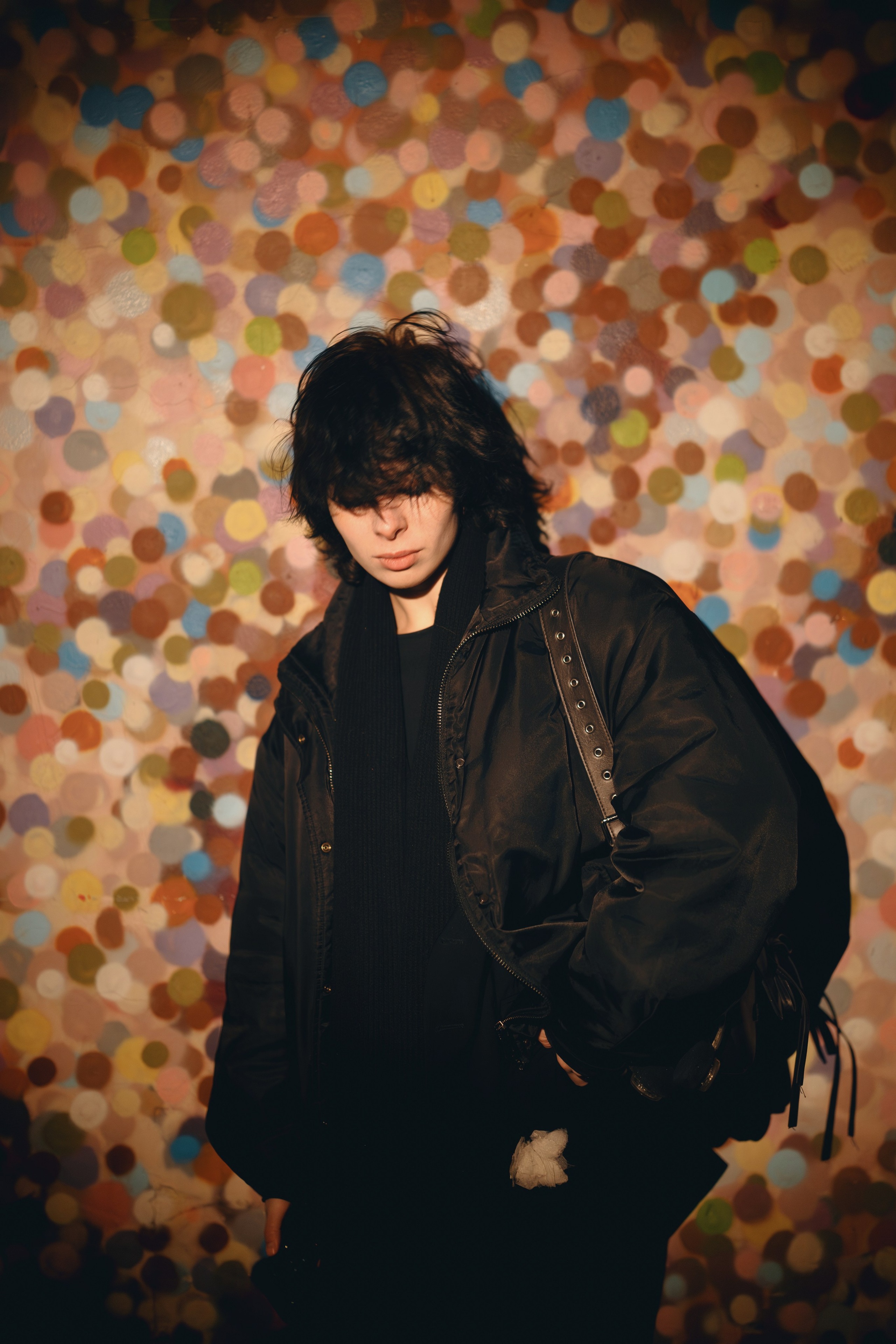 Лилуна портретная съемка ночь и мобильный свет. Портретный фотограф из Москвы. Павел Попов