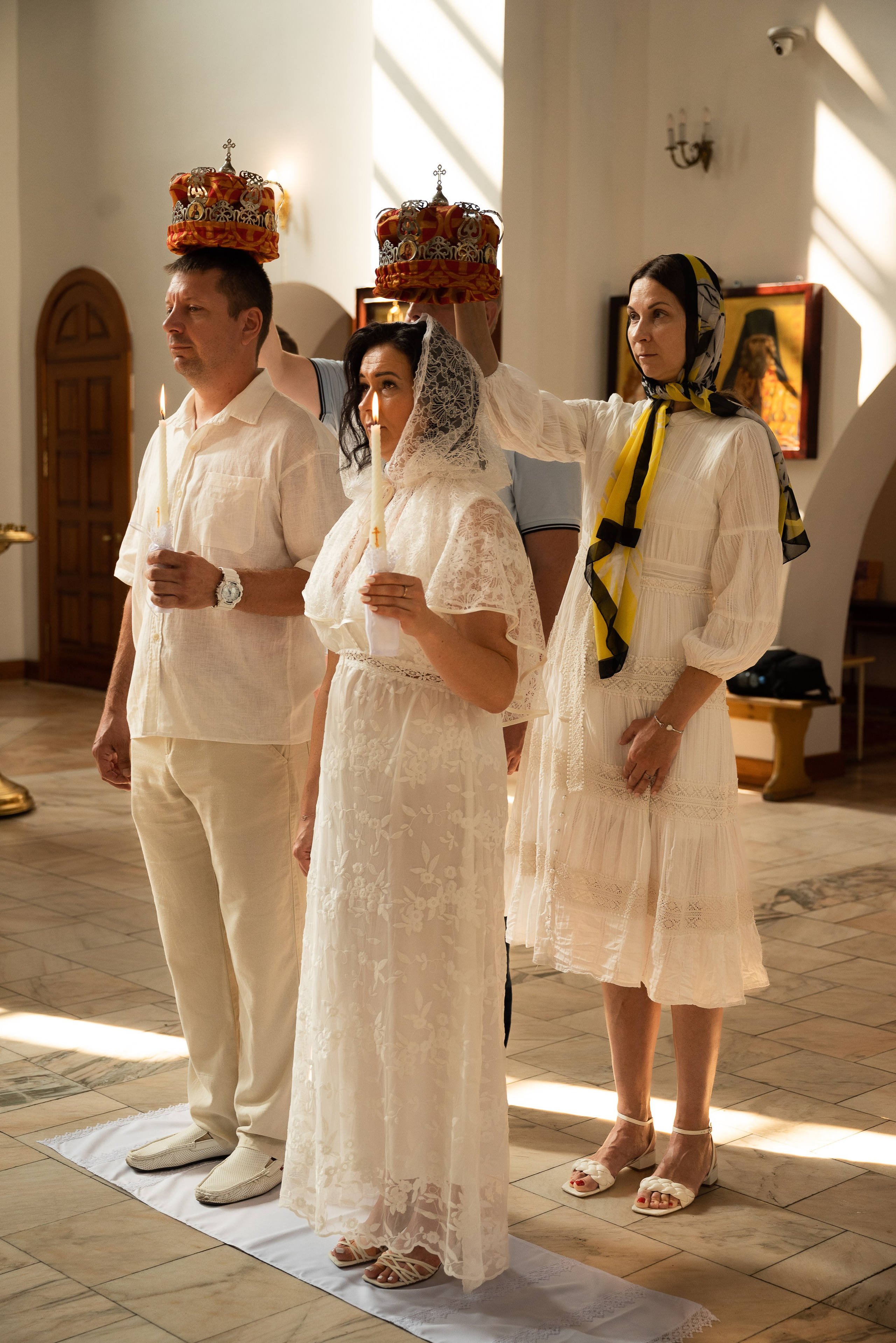 Венчание в Храме Торжества Православия в Алтуфево. Фотограф Ксения Огородова портфолио