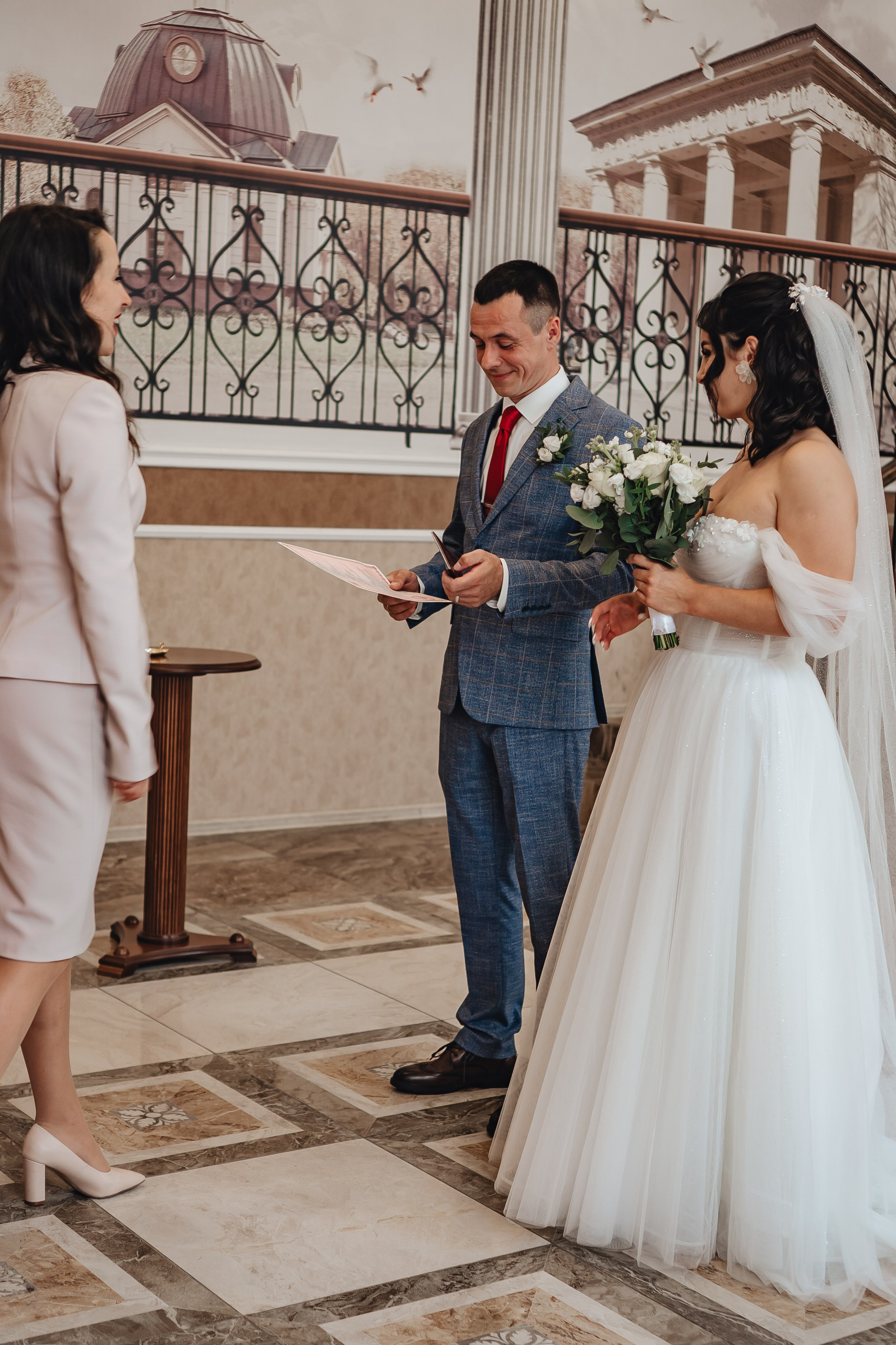 СВАДЕБНАЯ СЬЕМКА В ЗАГСЕ НА МОСКОВСКОМ ПРОСПЕКТЕ. Профессиональный фотограф, Санкт-Петербург — Виктория Богомолова