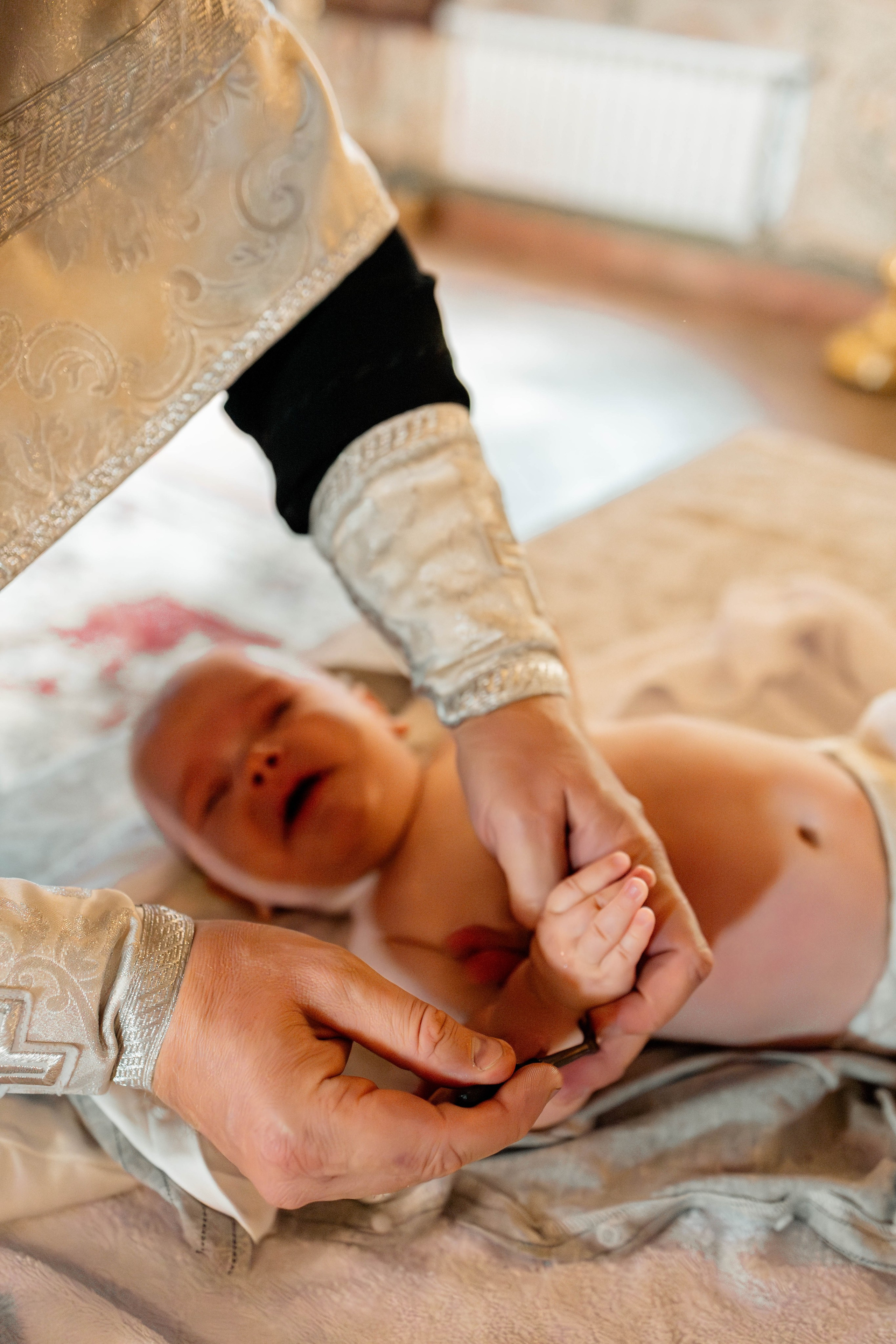 Таинство Крещения Евгения. Фотограф новорождённых Newborn Москва