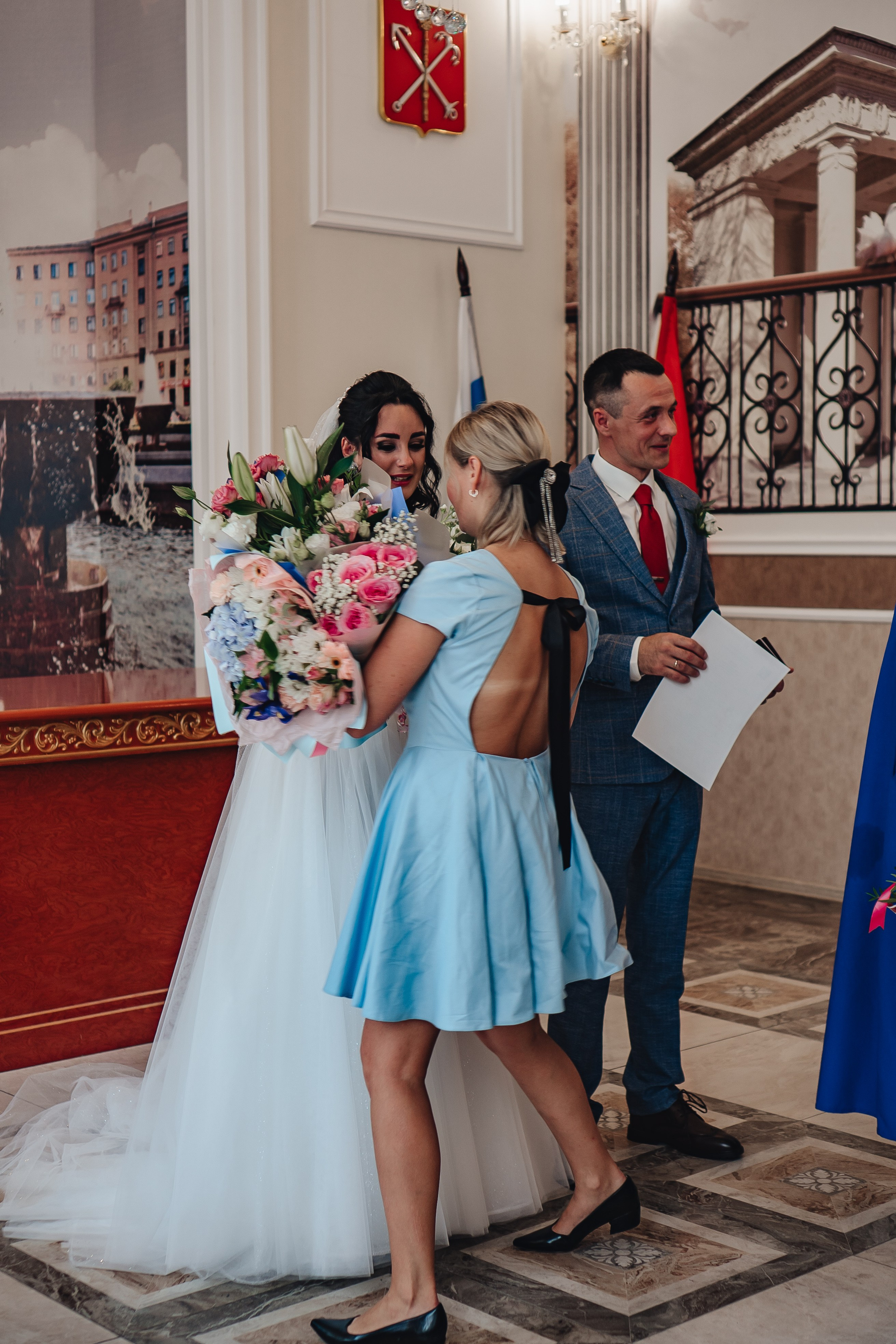 СВАДЕБНАЯ СЬЕМКА В ЗАГСЕ НА МОСКОВСКОМ ПРОСПЕКТЕ. Профессиональный фотограф, Санкт-Петербург — Виктория Богомолова