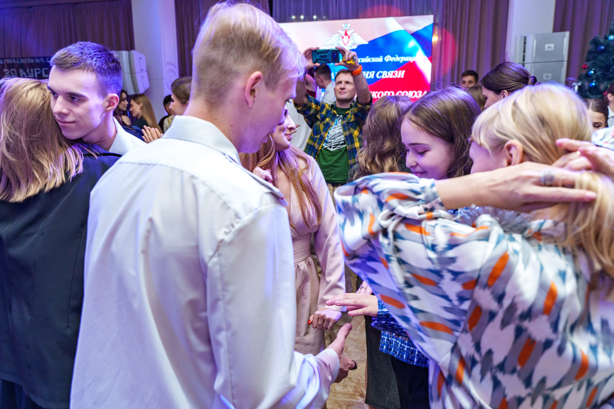 Фотосъемка выпуска военной академии и вручение дипломов