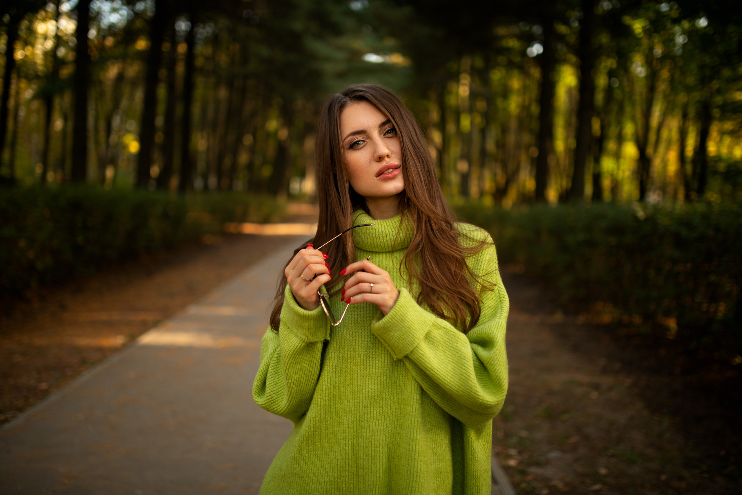 Осенняя съемка с Анастасией в парке в формате для «себя»