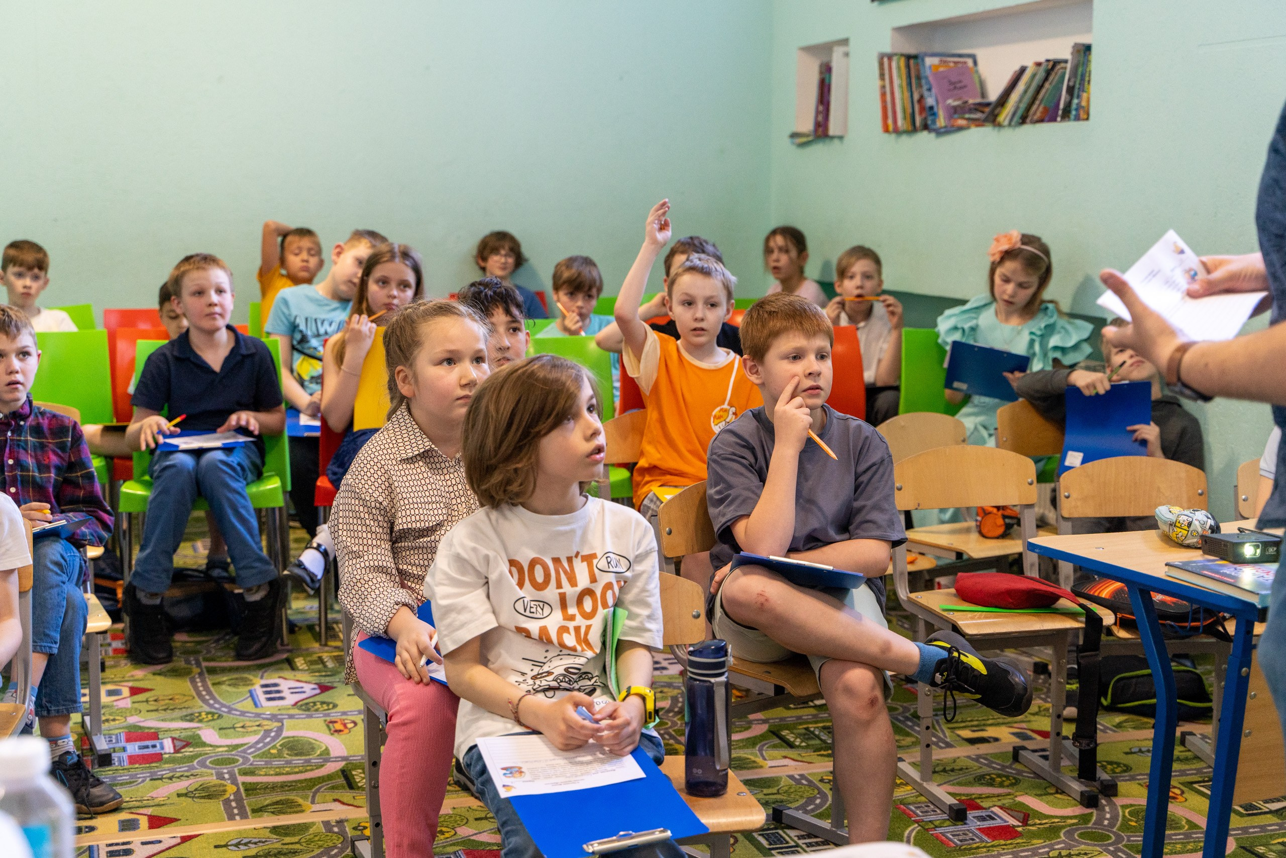 Праздник физики в школе Фрактал. Фотограф в Санкт-Петербурге, фотодни в СПБ
