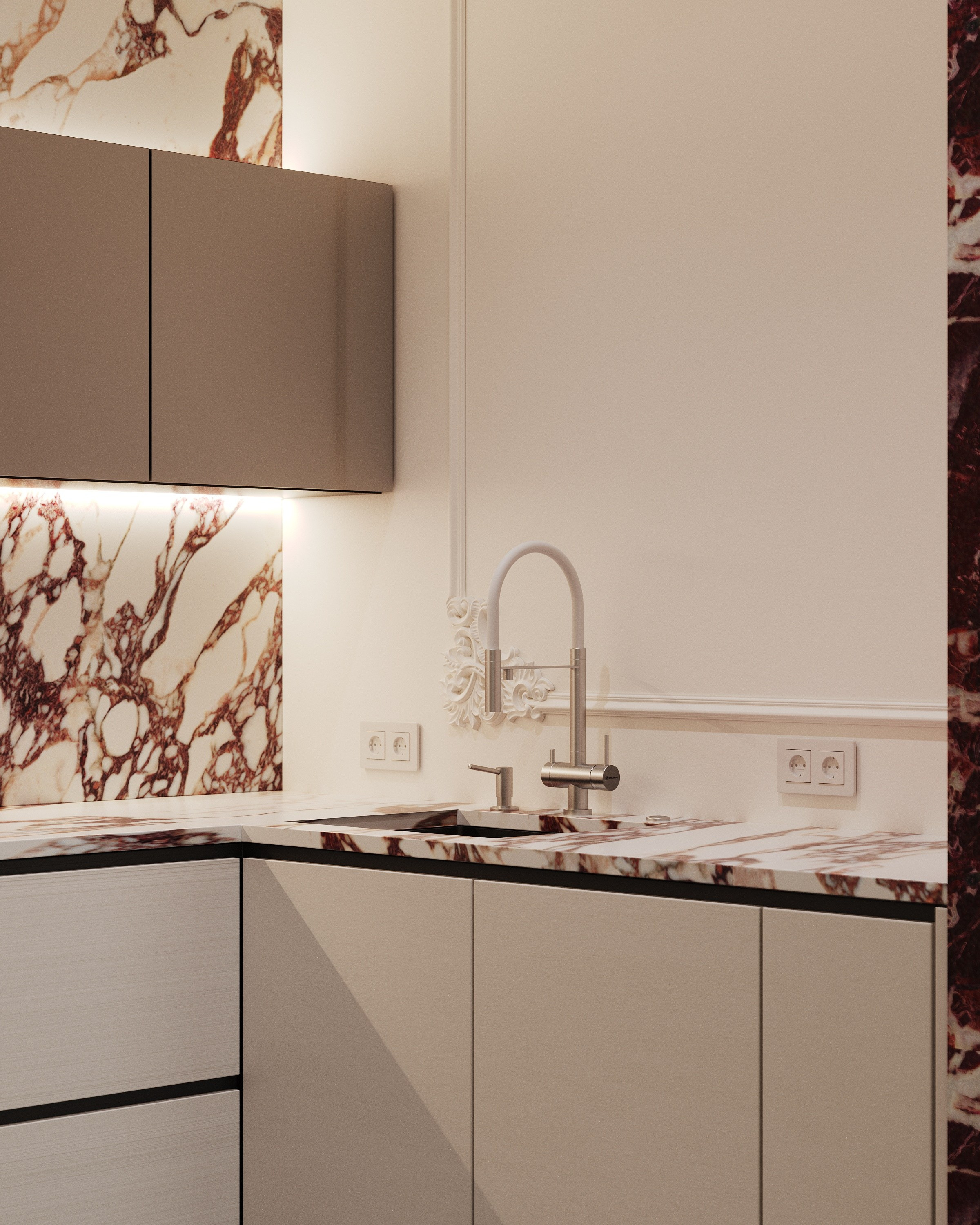 ЖК Легенда Московский/ Санкт-Петербург/ 77кв м. Ксения Барабаш дизайнер интерьера в Санкт-Петербурге