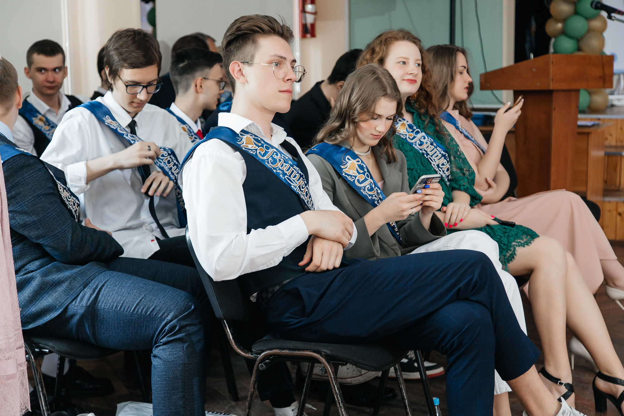 101 лицей — Вручение аттестатов (23 июня 2022). Свадебный и семейный фотограф Крамар Наталья