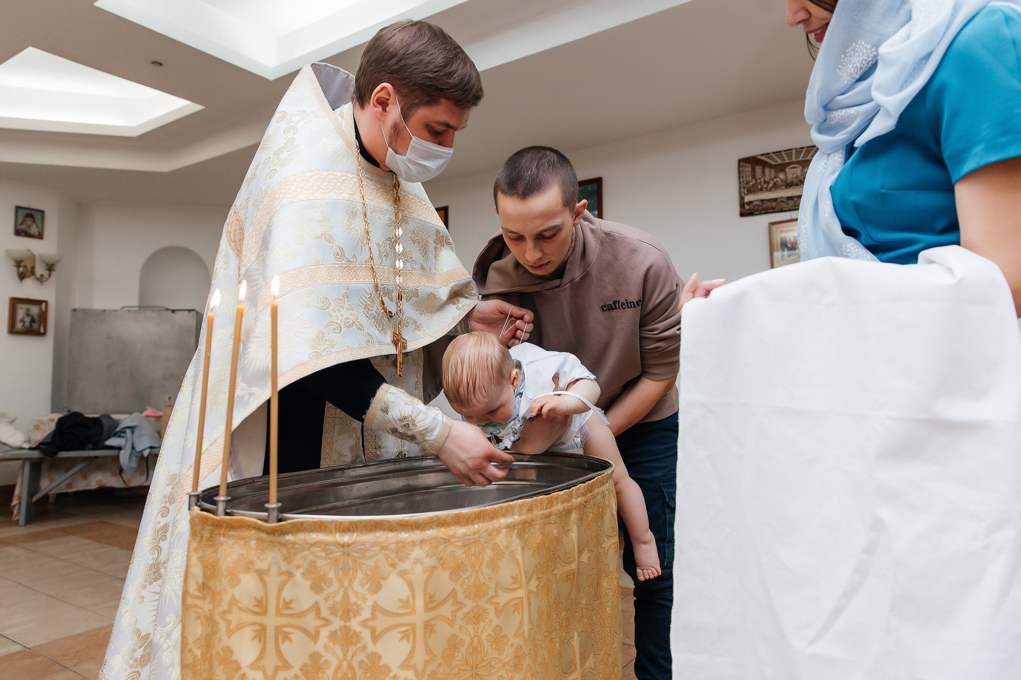 Таинство крещения Максима (21 мая 2022). Свадебный и семейный фотограф Крамар Наталья