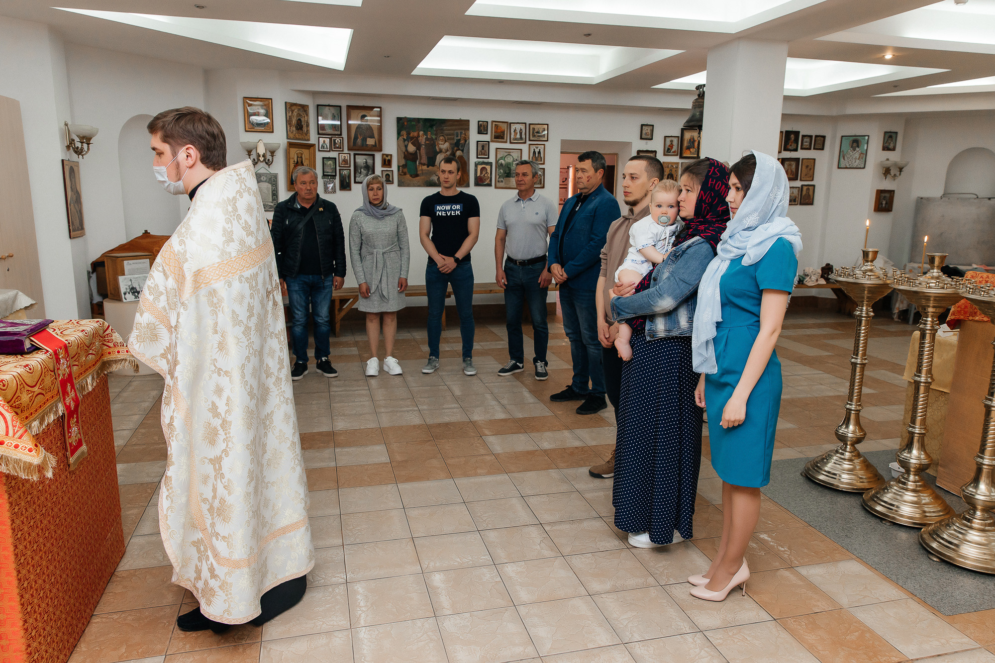 Таинство крещения Максима (21 мая 2022). Свадебный и семейный фотограф Крамар Наталья
